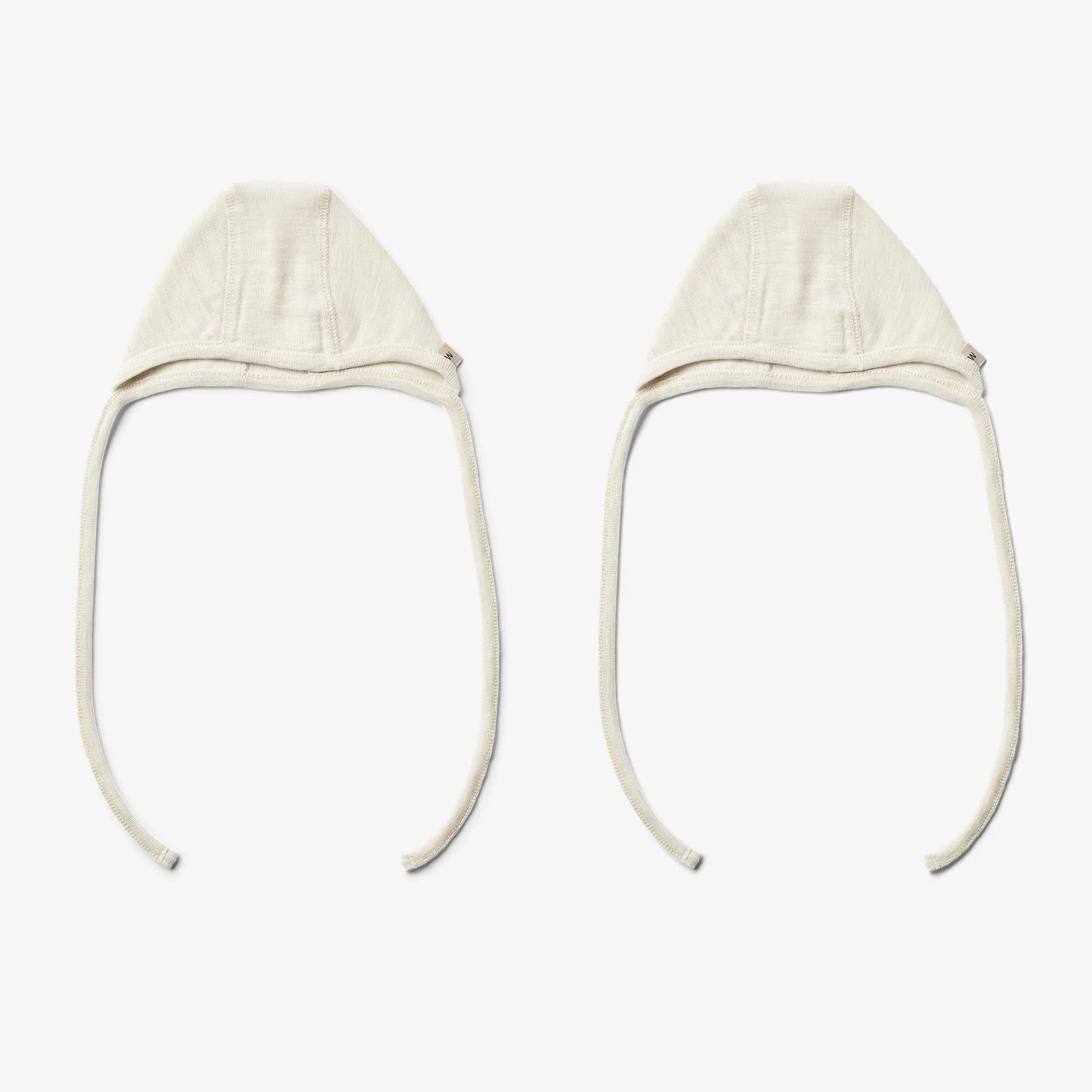 2 Wool Cap Billie - eggshell melange