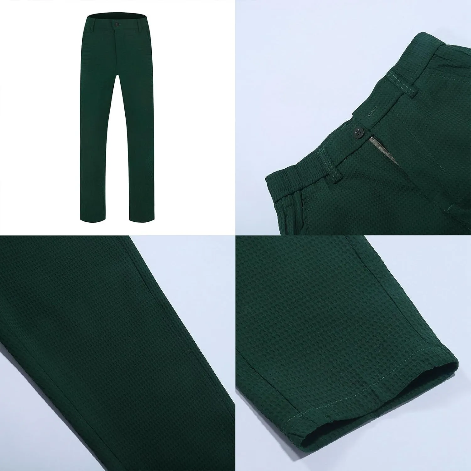 2024 Mens Golf Pants Fashion Casual Stretch Slim Fit Joggers Pants Hiking Travel Work Dress Pants Men Stylish Trousers