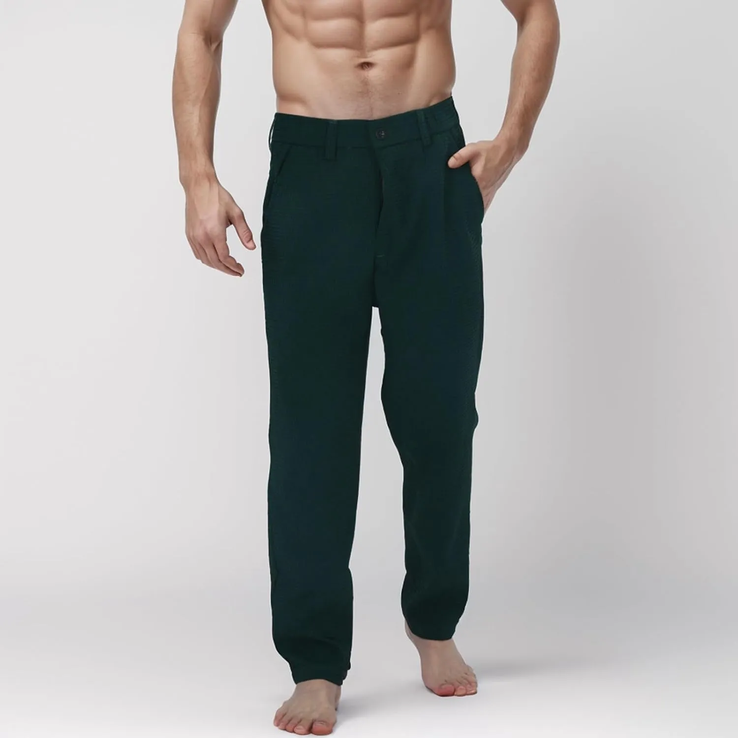 2024 Mens Golf Pants Fashion Casual Stretch Slim Fit Joggers Pants Hiking Travel Work Dress Pants Men Stylish Trousers