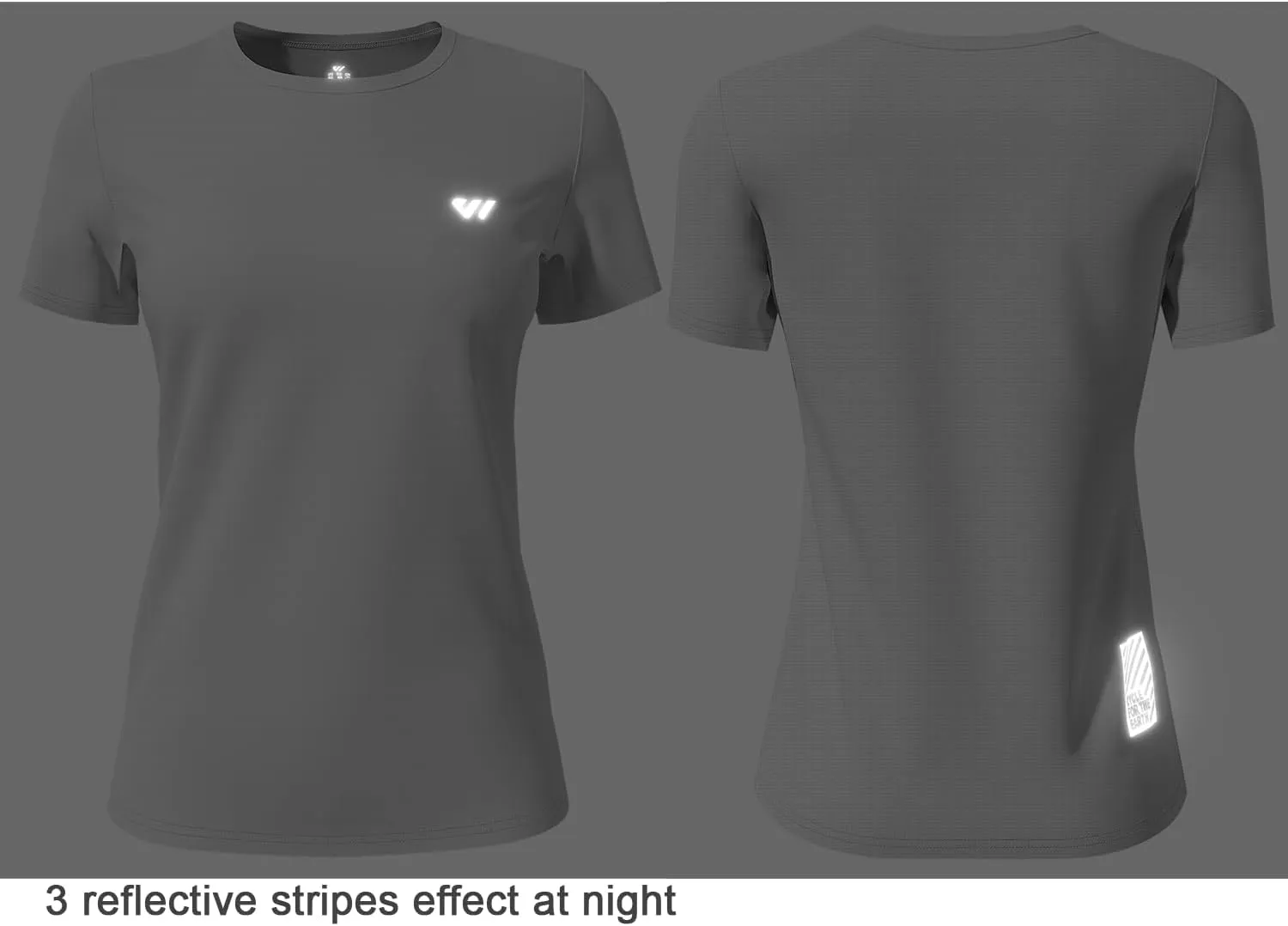 3-5 Pack Workout Shirts Women Running Quick Dry Crew Neck Gym Moisture Wicking T-Shirts Athletic Yoga Tee Top UPF 50 