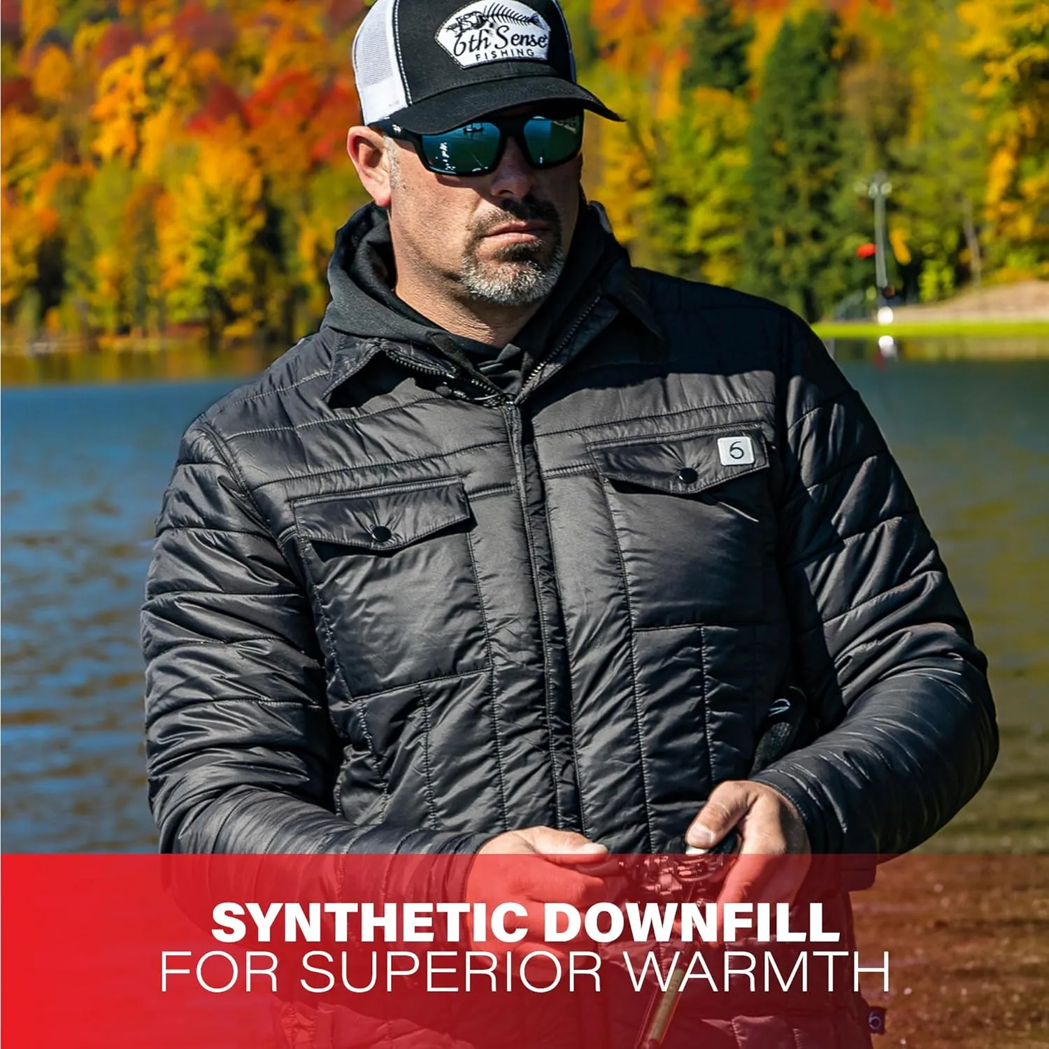 6th Sense WaterDock Jacket  Lightweight Wind-Resistant Synthetic Down Jacket