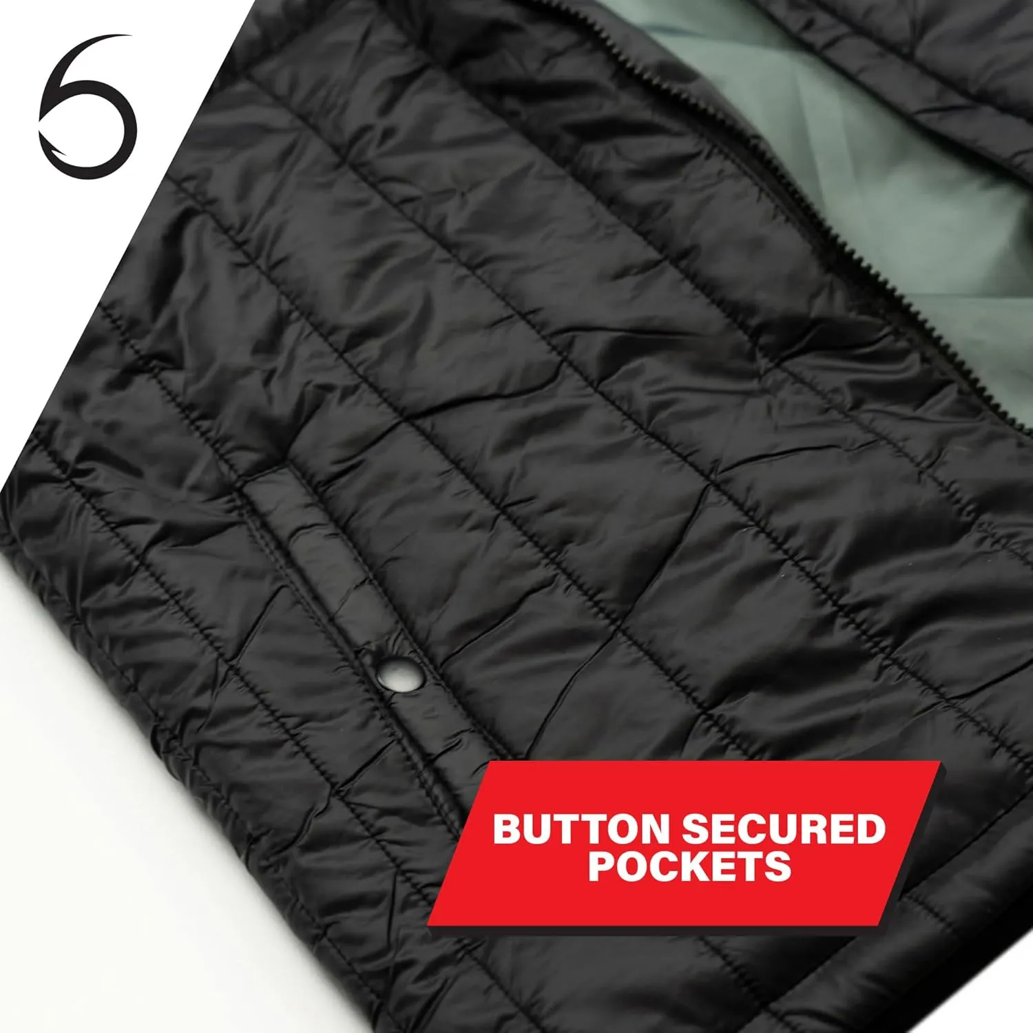 6th Sense WaterDock Jacket  Lightweight Wind-Resistant Synthetic Down Jacket