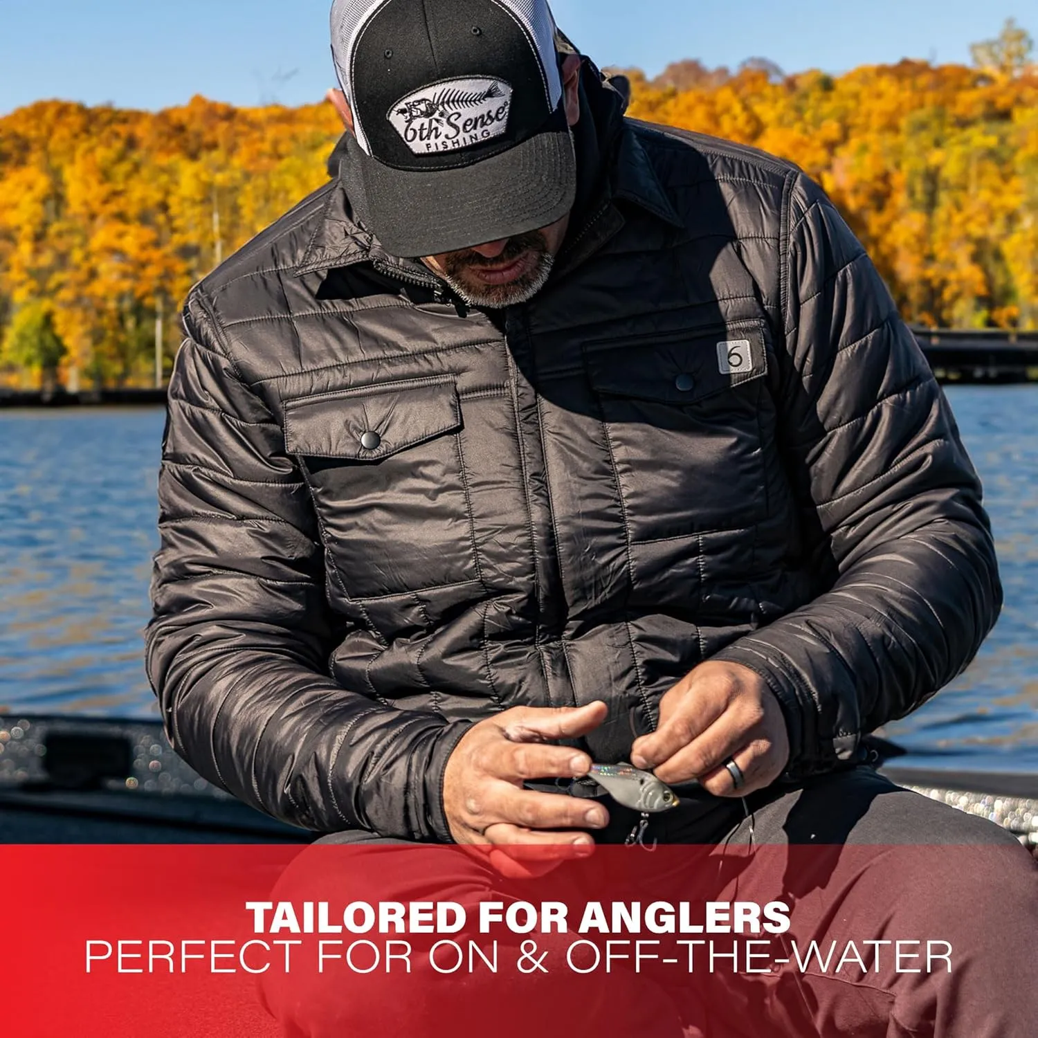 6th Sense WaterDock Jacket  Lightweight Wind-Resistant Synthetic Down Jacket