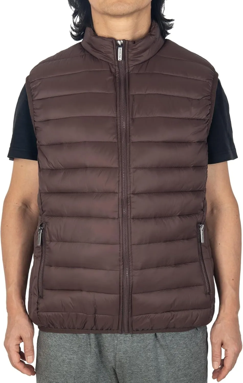 Alpine Swiss Clark Mens Lightweight Down Alternative Vest Jacket