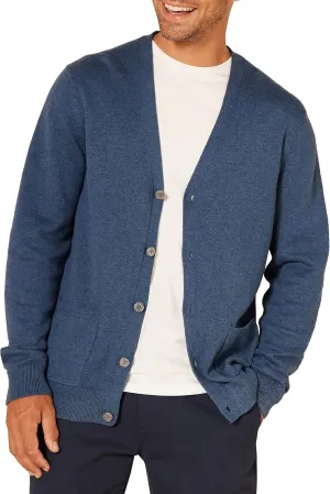 Amazon Essentials Men's Cotton Cardigan Sweater