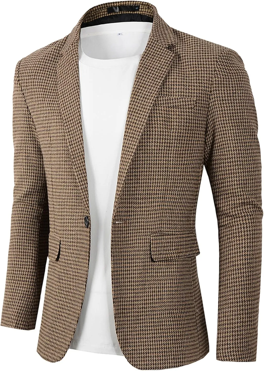 Beninos Men's Casual Blazer Suit Jackets Lightweight Sports Coats One Button