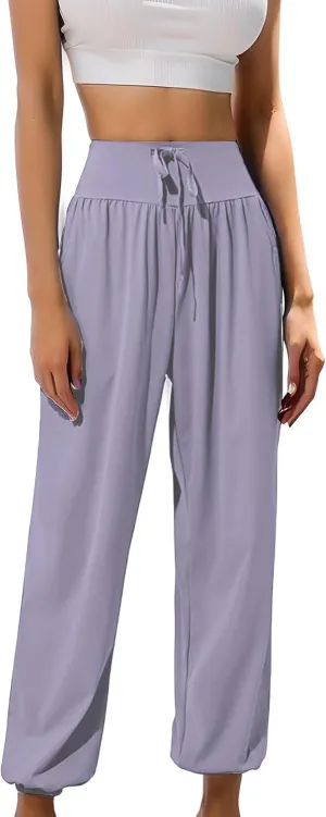 Boho Pants for Women - Hippie Harem Pants Women - Womens Yoga Pants  Ice Silk Sunscreen