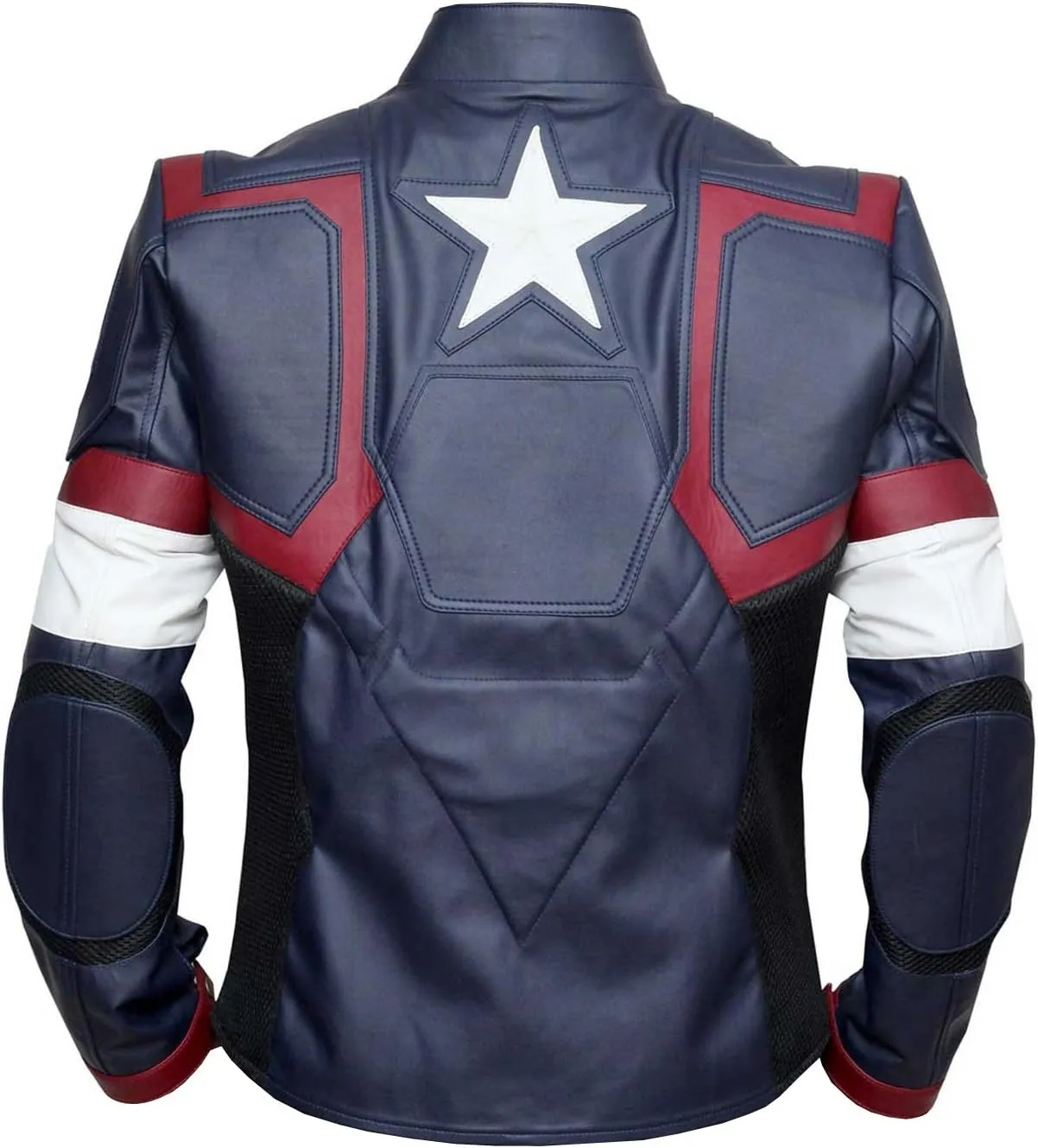 Captian Faux Leather America Super Hero Jacket Movie Design Replica