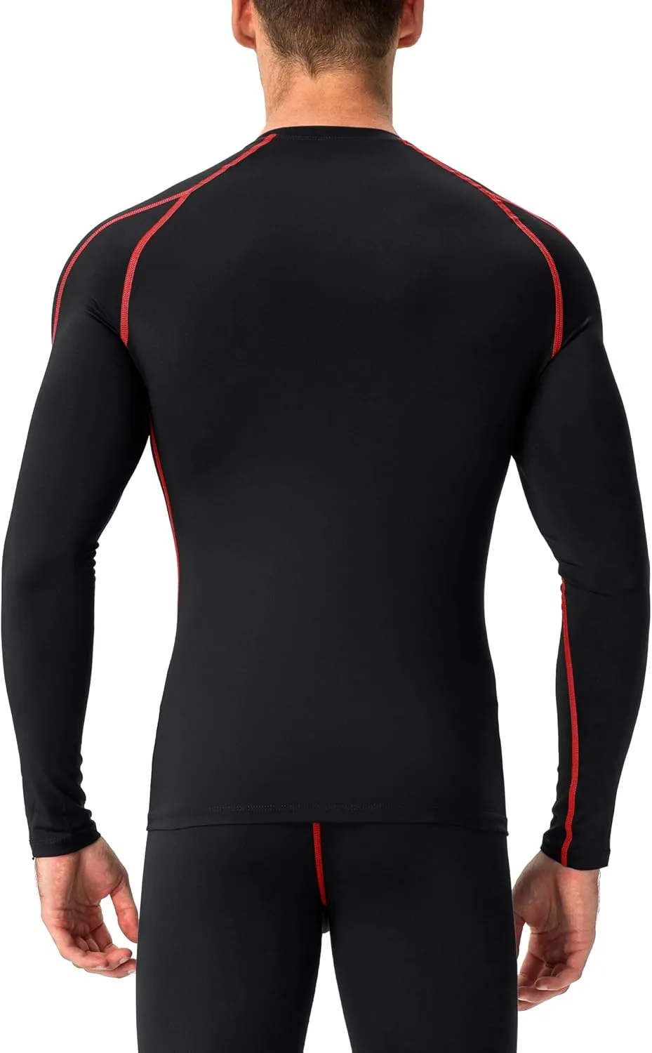 Compression Shirt for Men Workout Long Sleeve T Shirts Athletic Dry Fit Muscle Tops Base Layer for Basketball Gym