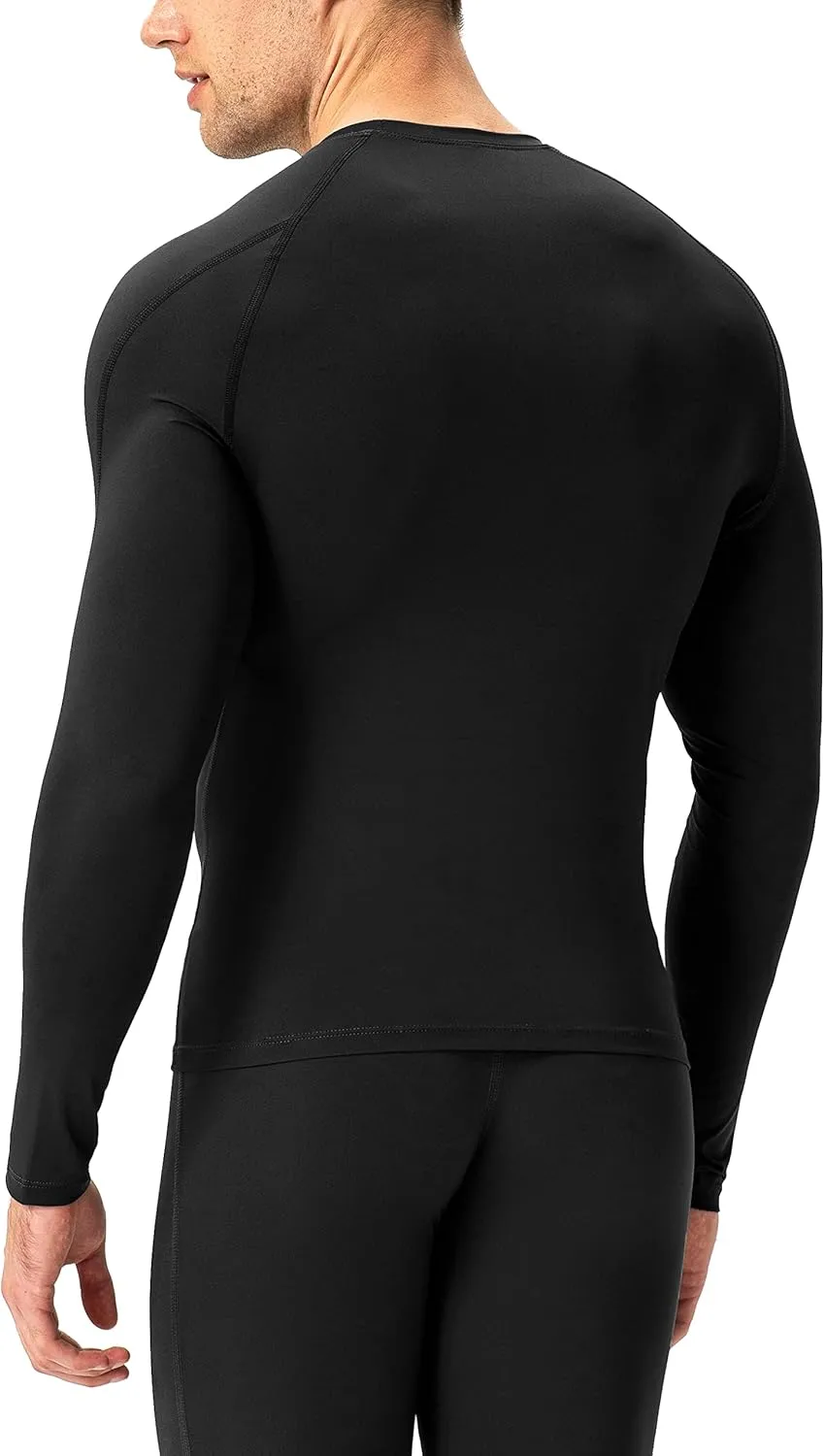 Compression Shirt for Men Workout Long Sleeve T Shirts Athletic Dry Fit Muscle Tops Base Layer for Basketball Gym