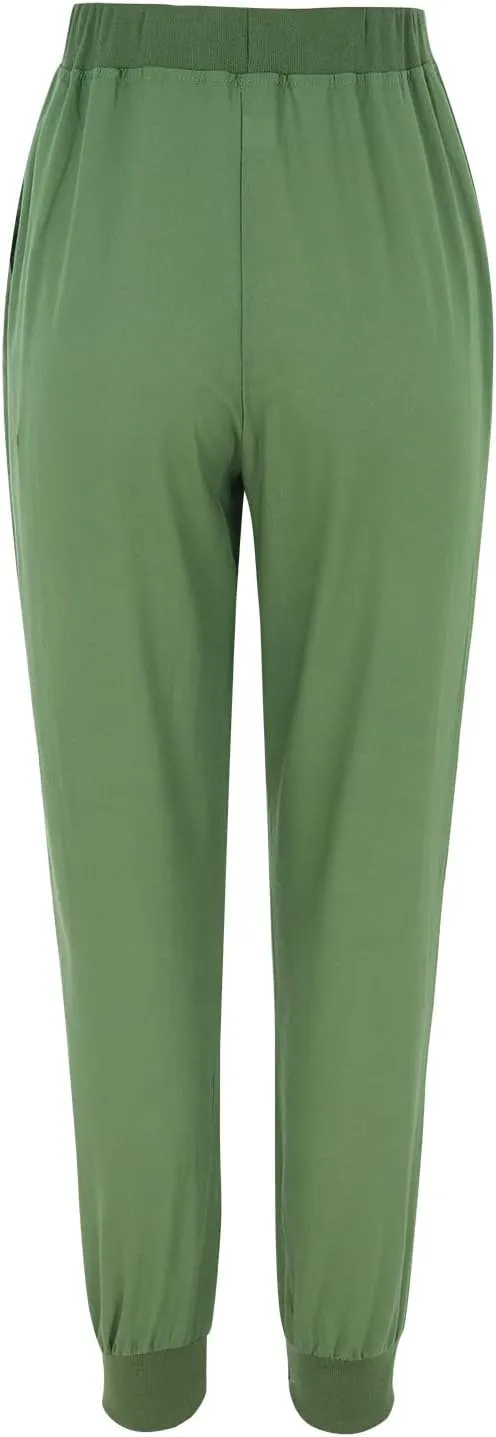 Corduroy Pleated Pants for Women Winter Crochet Sports Capris with Pockets Fleece Lined Water Resistant