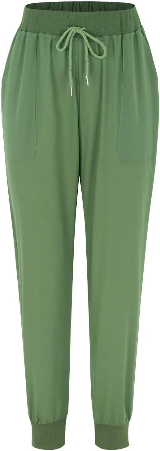 Corduroy Pleated Pants for Women Winter Crochet Sports Capris with Pockets Fleece Lined Water Resistant