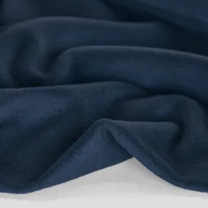Deadstock Cashmere Wool Blend Coating - Navy