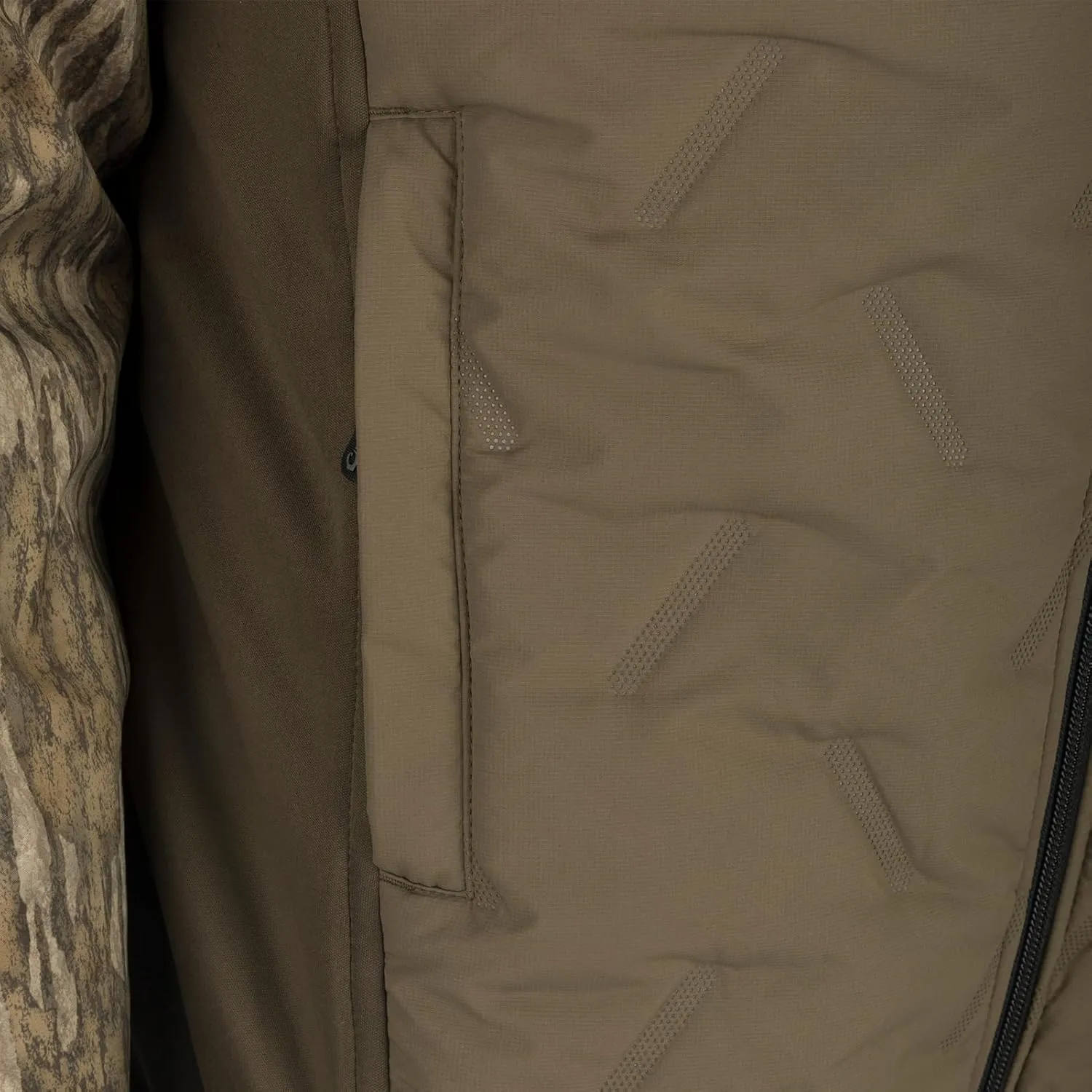 Drake Waterfowl Men's LST Guardian Flex Double Down 1/4 Zip Eqwader Insulated Waterproof Breathable Hunting Jacket