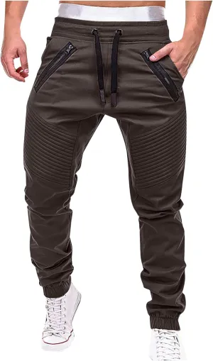 Fleece Pants for Men Sports Casual Jogging Trousers Lightweight Hiking Work Pants Outdoor Pant