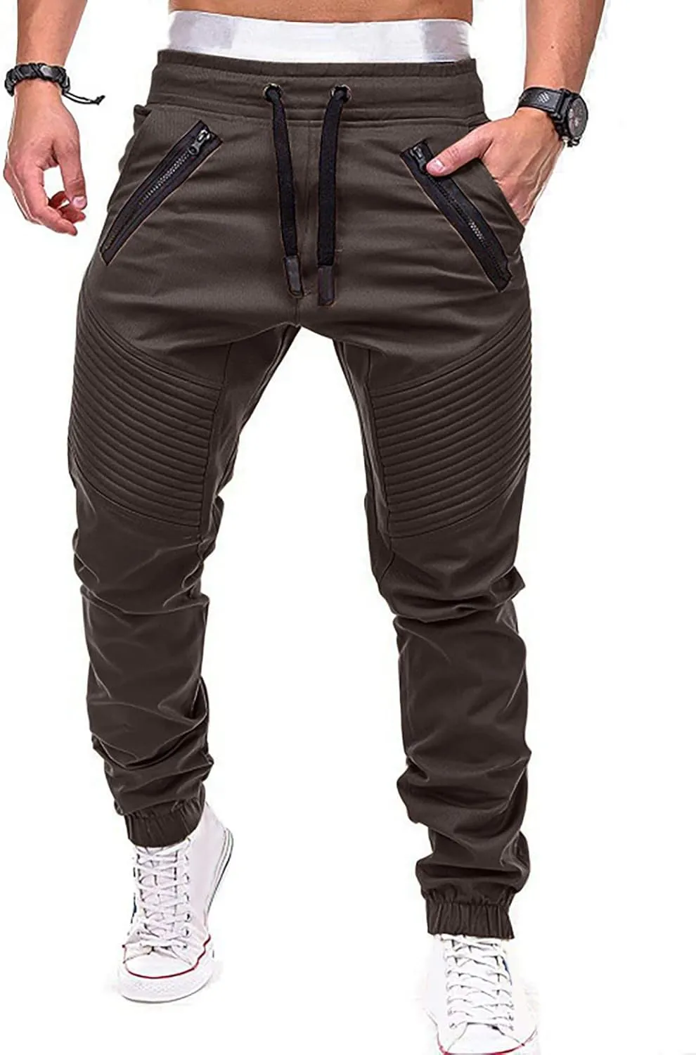 Fleece Pants for Men Sports Casual Jogging Trousers Lightweight Hiking Work Pants Outdoor Pant