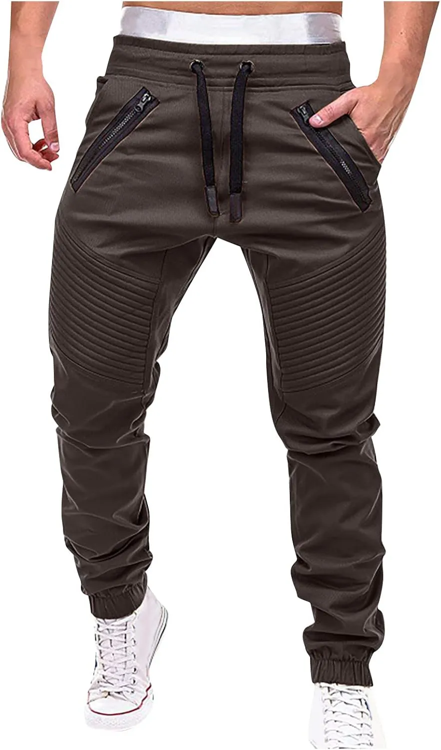 Fleece Pants for Men Sports Casual Jogging Trousers Lightweight Hiking Work Pants Outdoor Pant