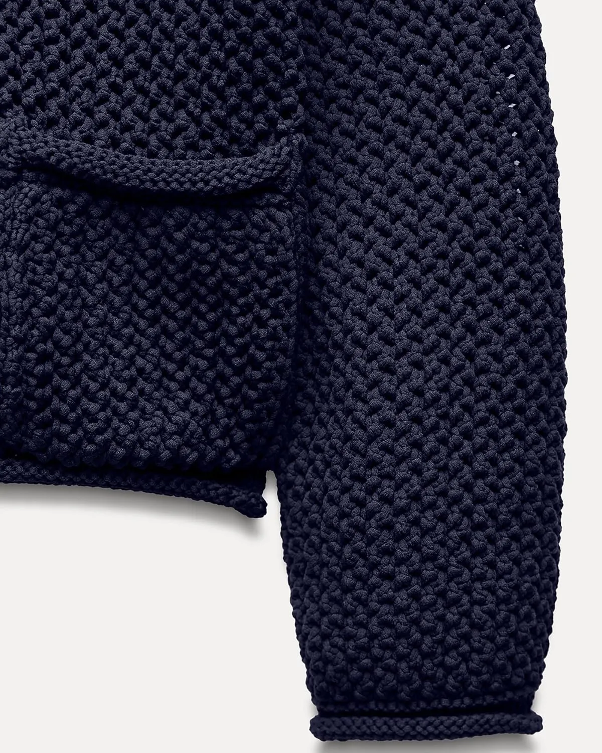 Gacaky Women's Crochet Chunky Knit Cardigan Sweater Casual Button Down Crop Tops Trendy Cardigan Sweater Jacket for Women