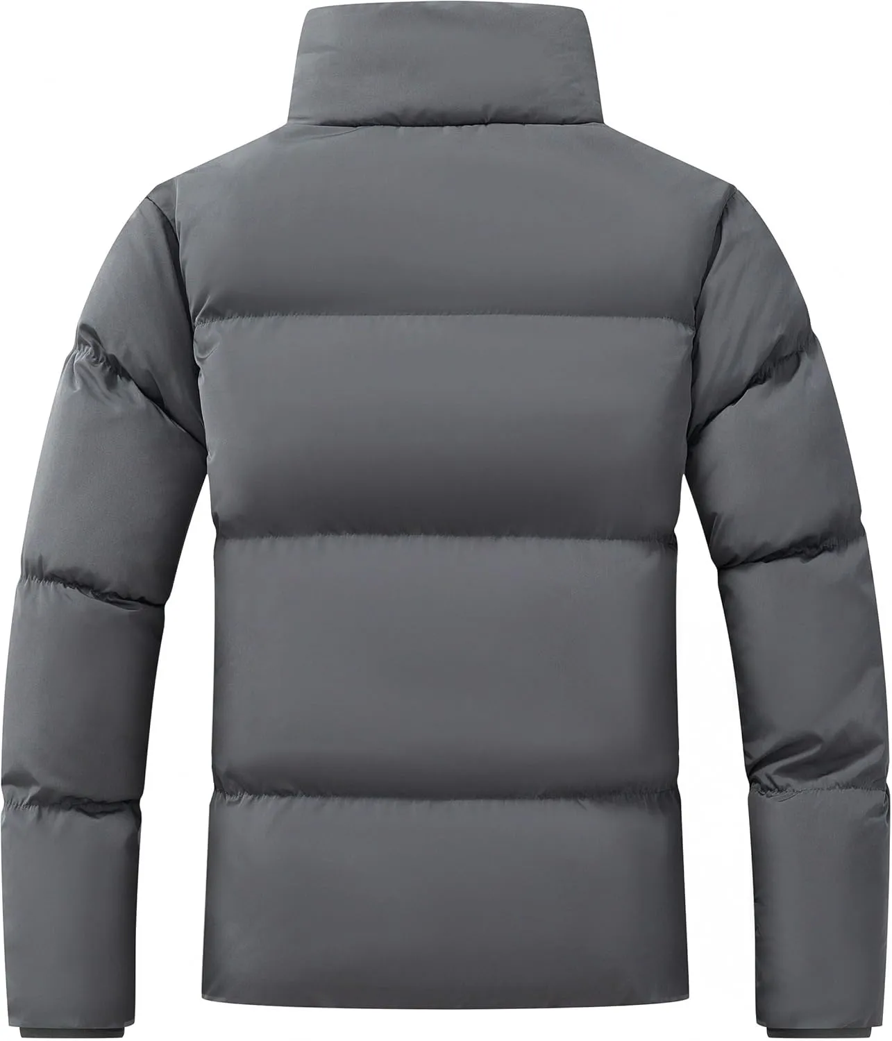 GIMECEN Women's Winter Coat Full-Zip Down Jacket Waterproof Puffer Coat Warm Parkas Long Sleeve Outerwear