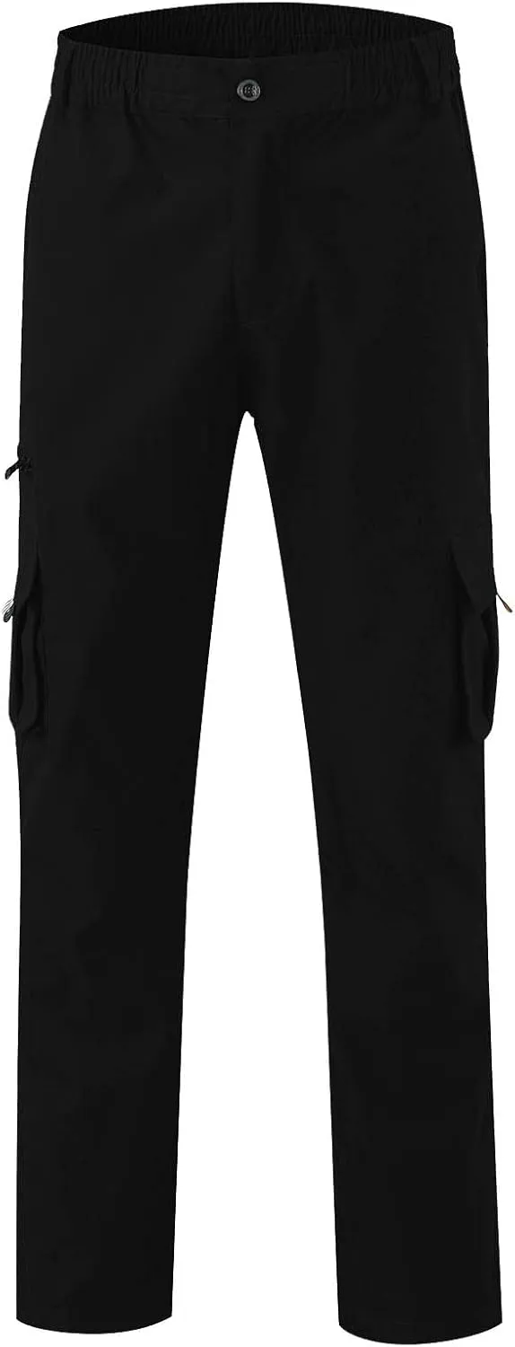 GOFULY Cargo Pants for Men Ripstop Stretch Baggy Sweatpants with Pockets Slim Fit Pants Big and Tall Pants Workout Joggers