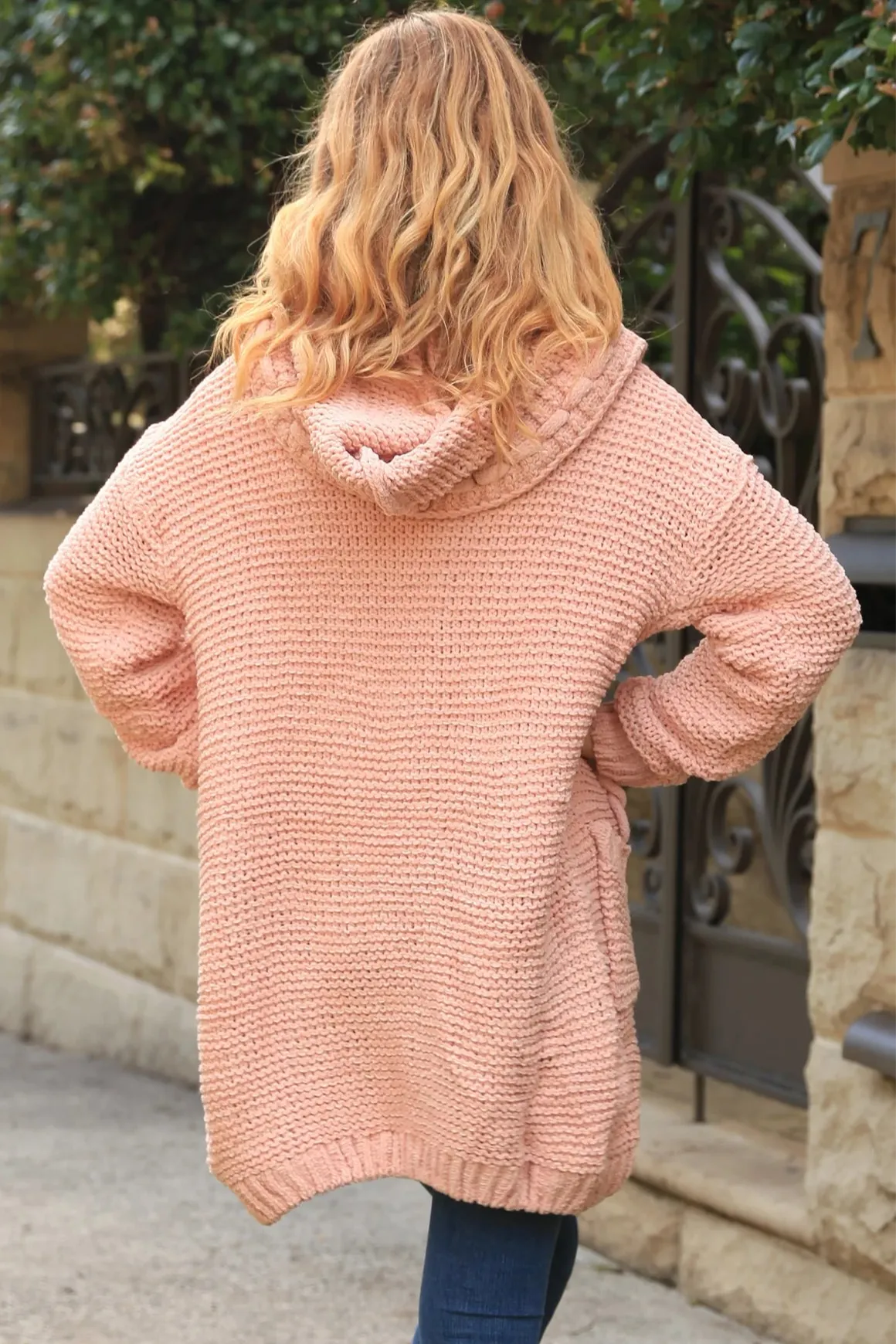 HARMONY KNIT CARDIGAN PINK