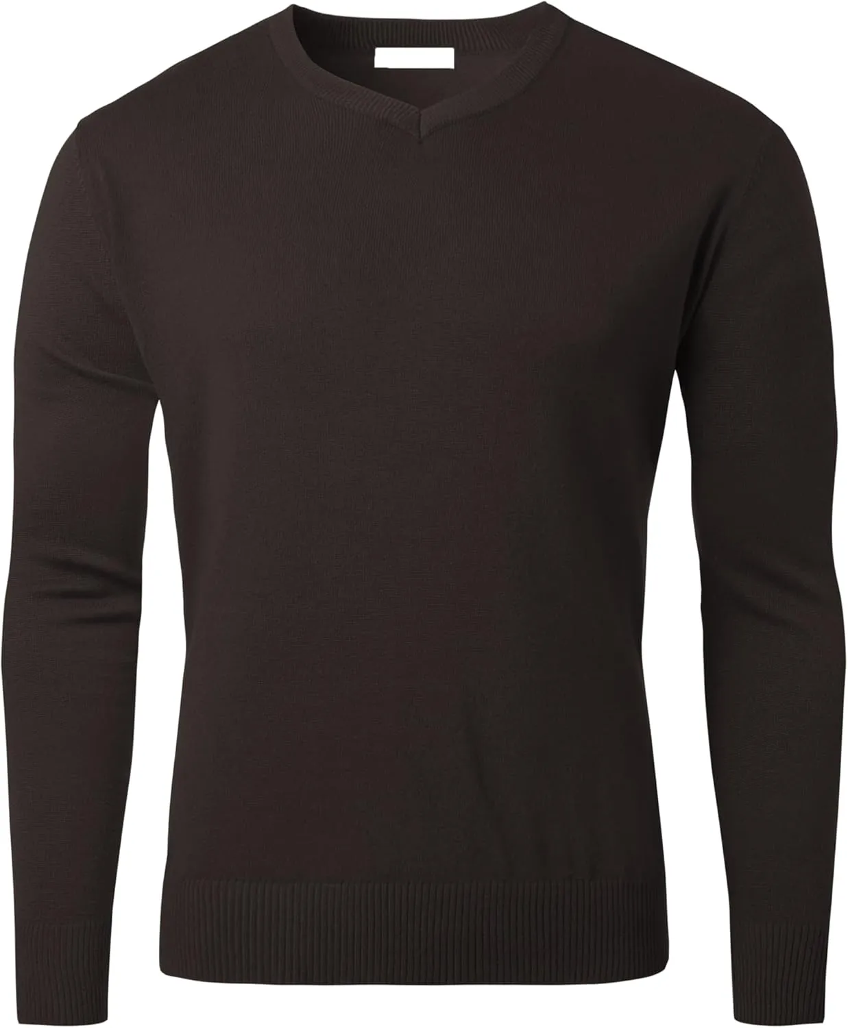 Hat and Beyond Mens Premium Knit Sweater Slim Fit Lightweight Pullover Long Sleeve Crewneck & V-Neck Sweatshirt