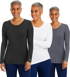 Healing Hands Women's Underscrub Soft Knit Melissa Longsleeve Scrub Tee with Breathable & Easy Care Fabric 5047