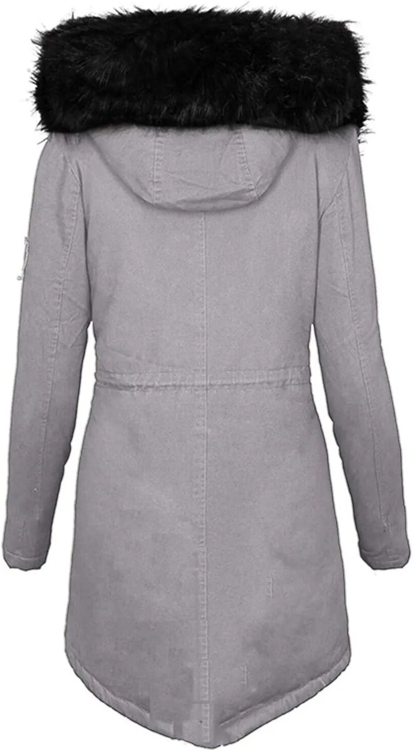 Heavyweight Outerwear Coat for Women Thicker Winter Slim Women'S Coat Women Long Quilted Coat Womens Puffer Coat