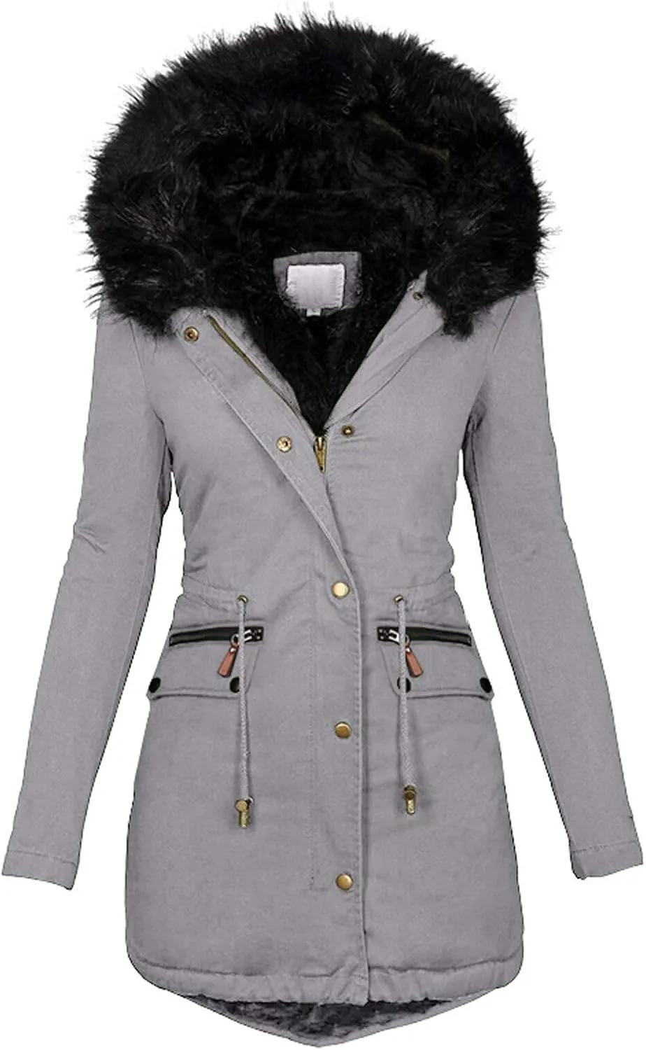 Heavyweight Outerwear Coat for Women Thicker Winter Slim Women'S Coat Women Long Quilted Coat Womens Puffer Coat