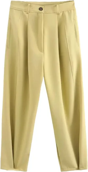 Hgvcfcv Baggy Pants for Women Women's Comfortable Harem Pants Denim Palazzo Pants