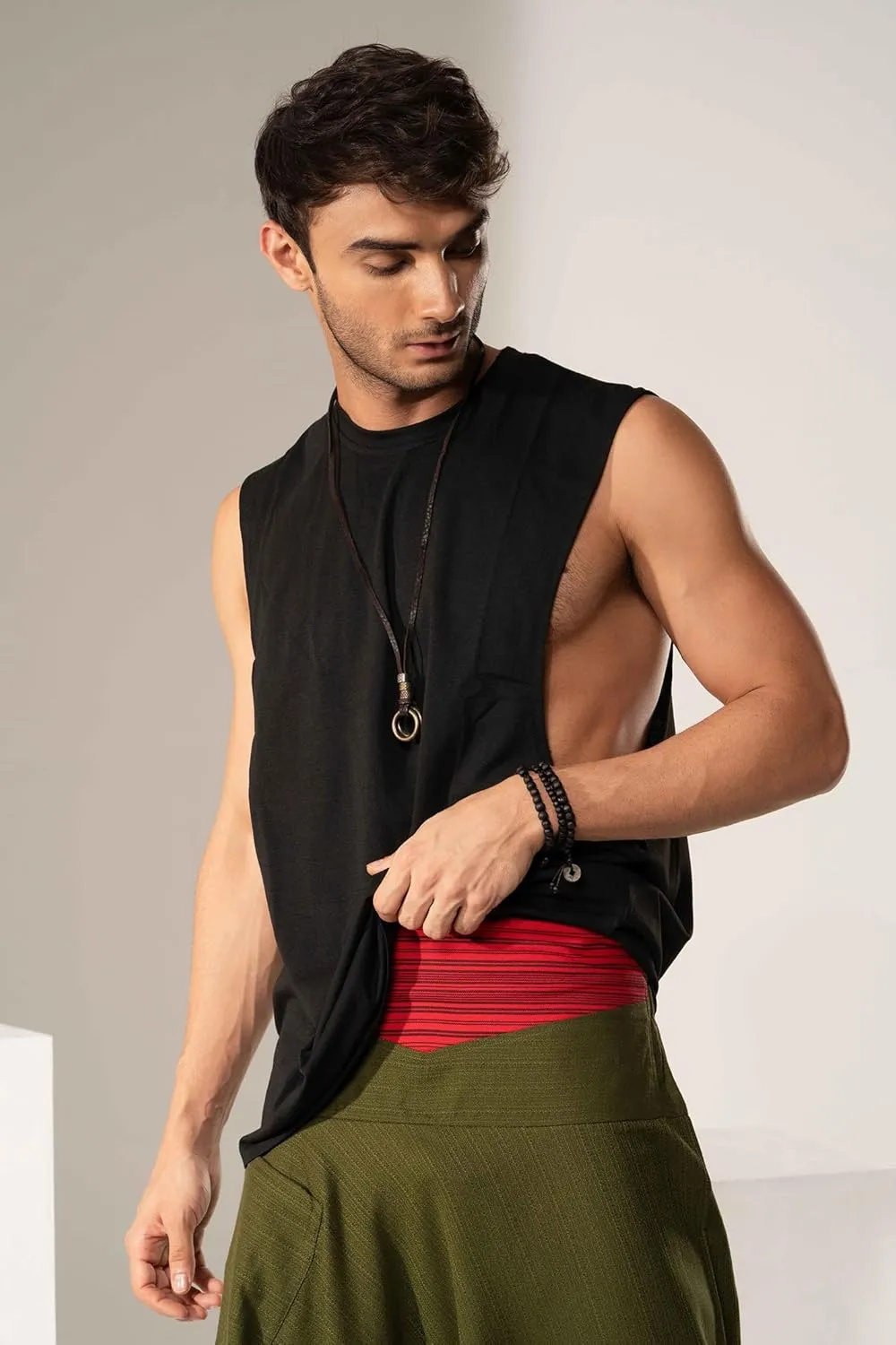 Hippie Music Festival Outfits for Men, Loose Baggy Yoga Harem Pants, Rave Party Dance Pants