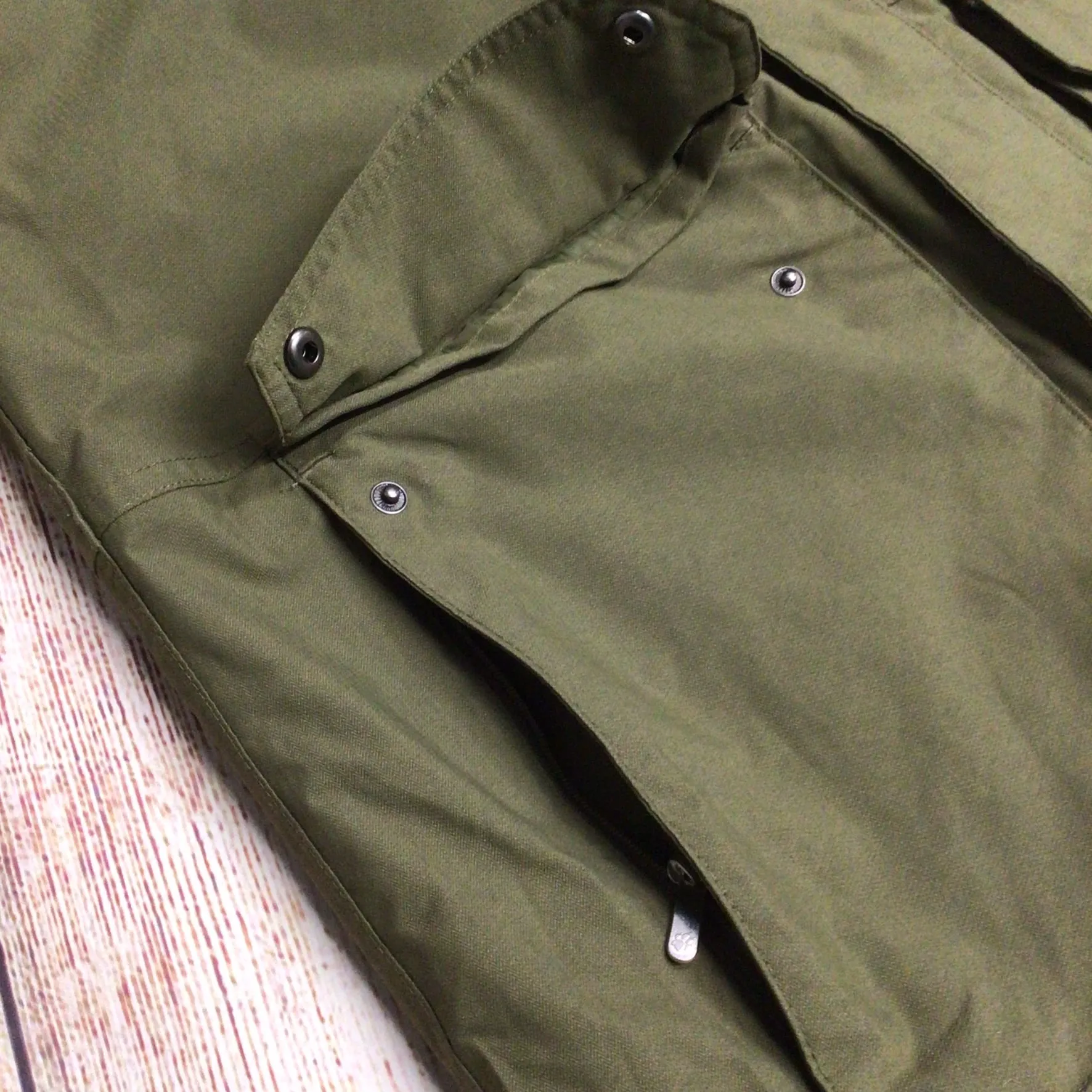 Jack Wolfskin Texapore Green 2in1 Fleece Parka Ski Jacket Size S