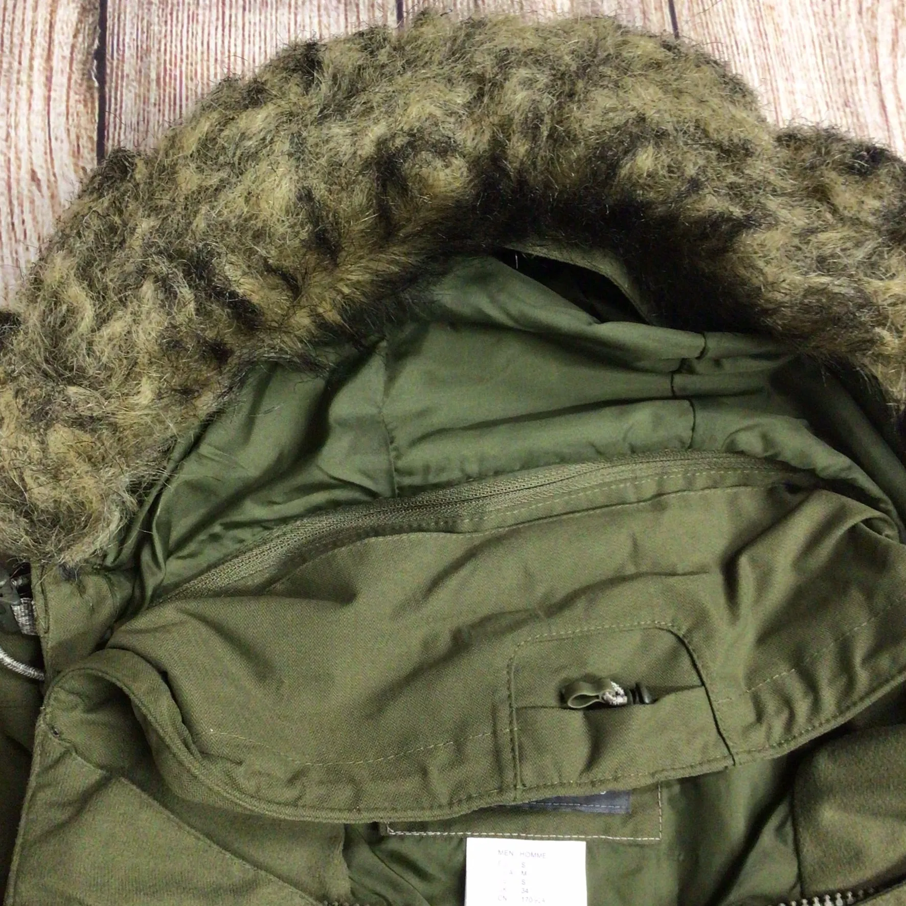 Jack Wolfskin Texapore Green 2in1 Fleece Parka Ski Jacket Size S