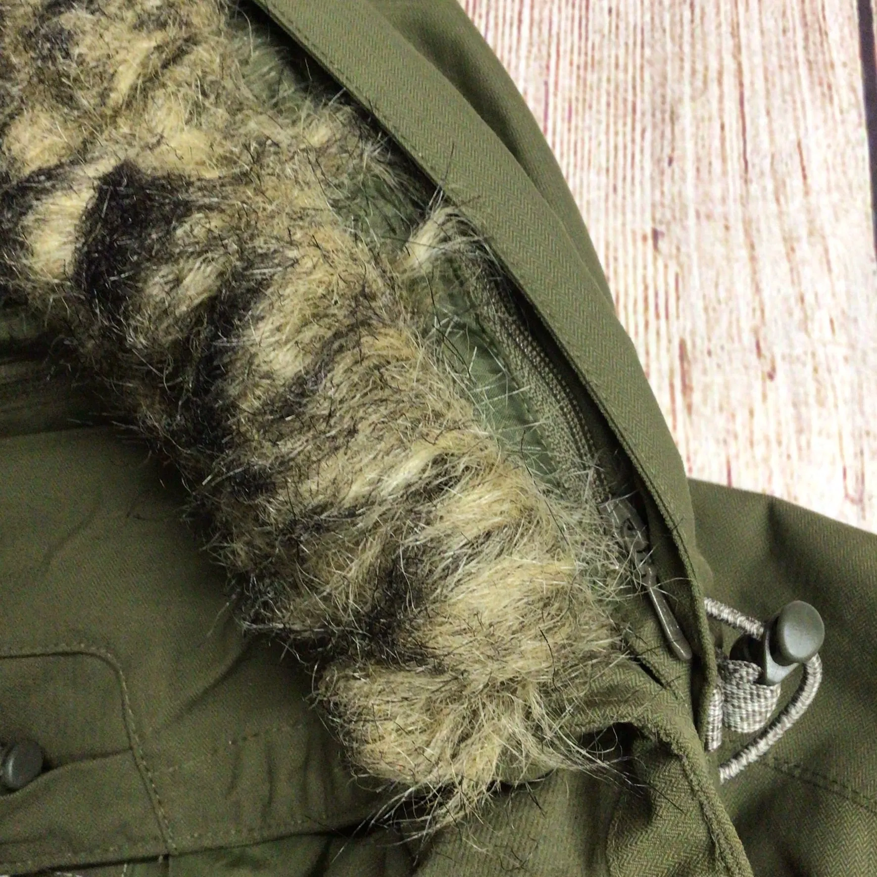 Jack Wolfskin Texapore Green 2in1 Fleece Parka Ski Jacket Size S