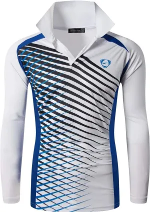 jeansian Men's Outdoor Sport Quick Dry Fit Polo T-Shirts Tee Shirt Tshirt Tops Golf Tennis Bowling LA287