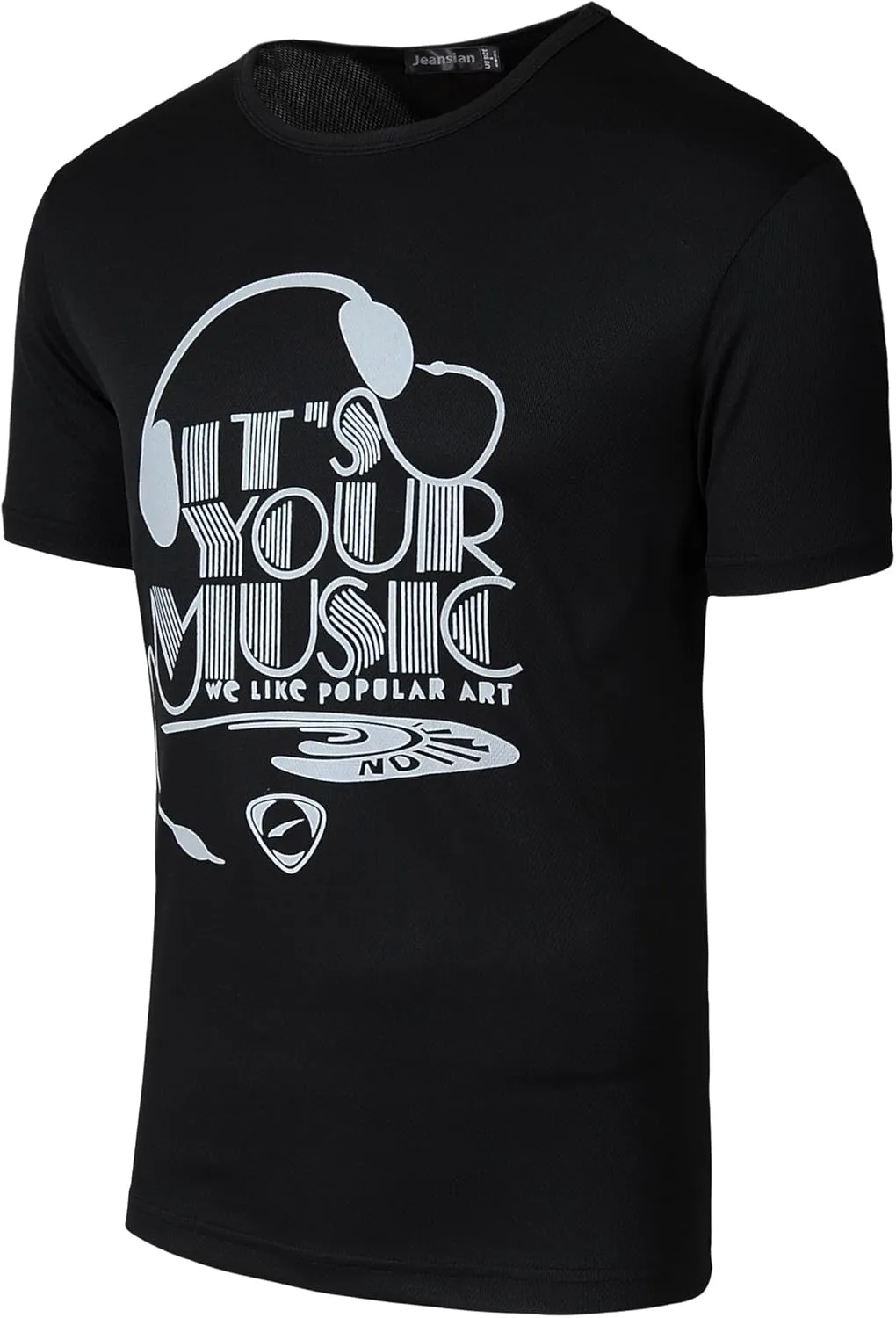 jeansian Men's Sport Quick Dry Fit Short Sleeve T-Shirts Tee Shirt Tshirt Tennis Golf Bowling Tops LSL182