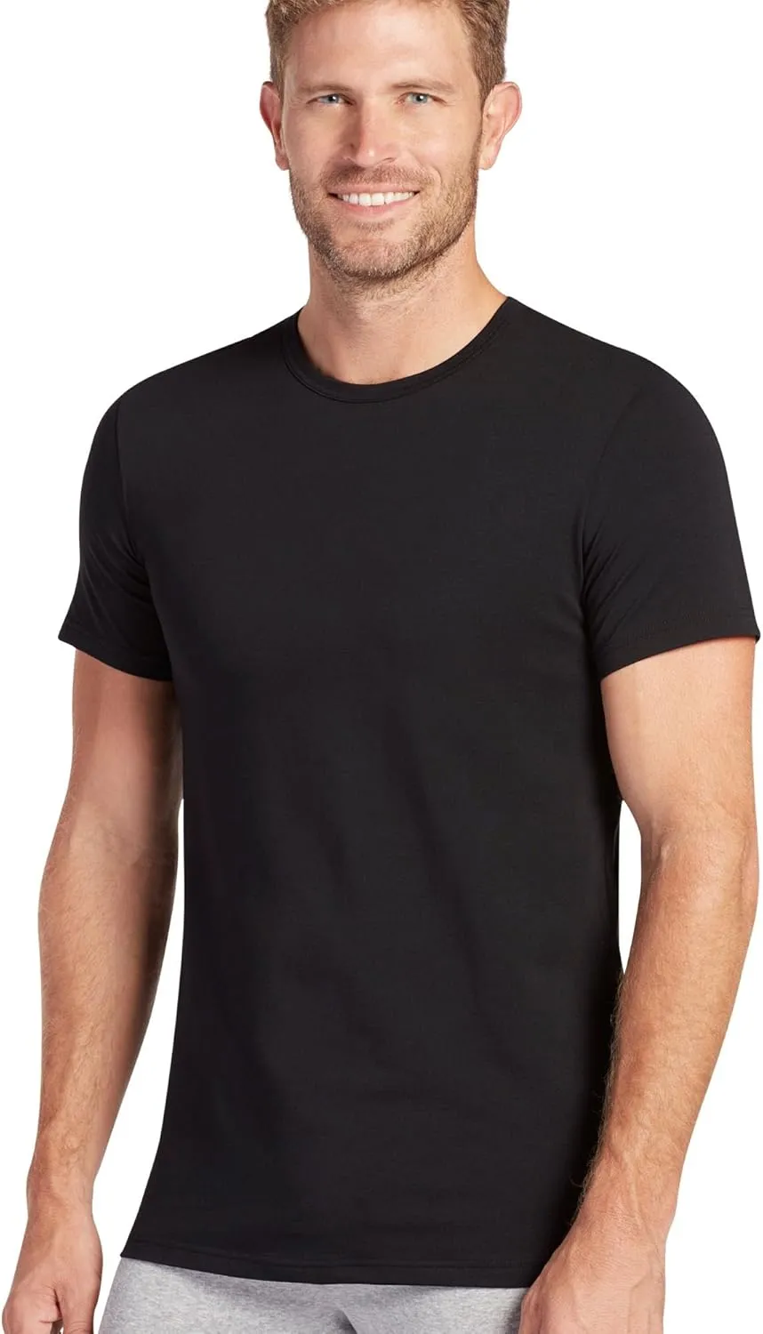 Jockey Men's Undershirt Slim Fit Cotton Stretch Crew Neck Undershirt - 2 Pack