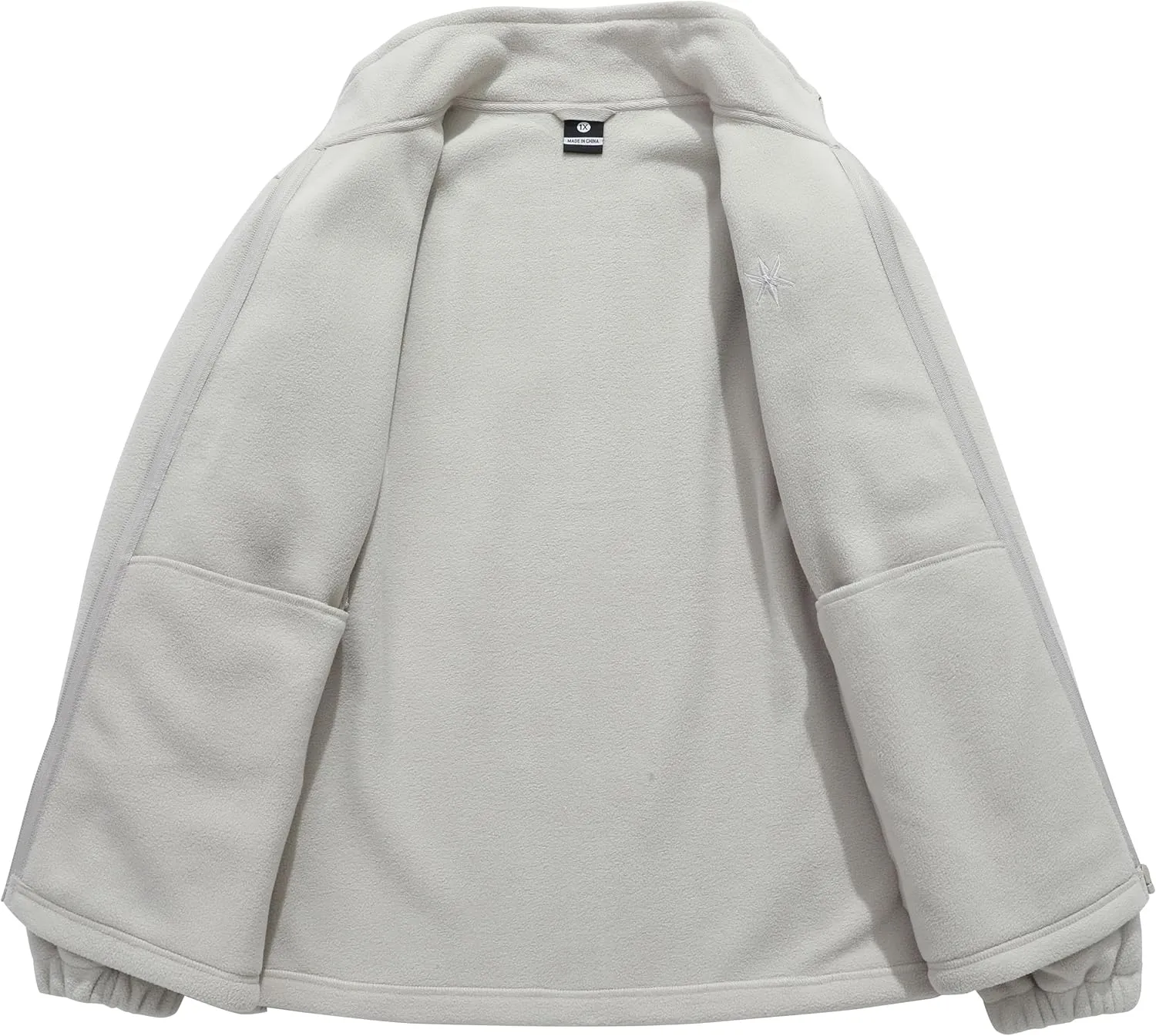 KAIDER Women's Plus Size Polar Fleece Jacket Lightweight Full Zip Soft Polar Classic Outdoor Recreation Jacket