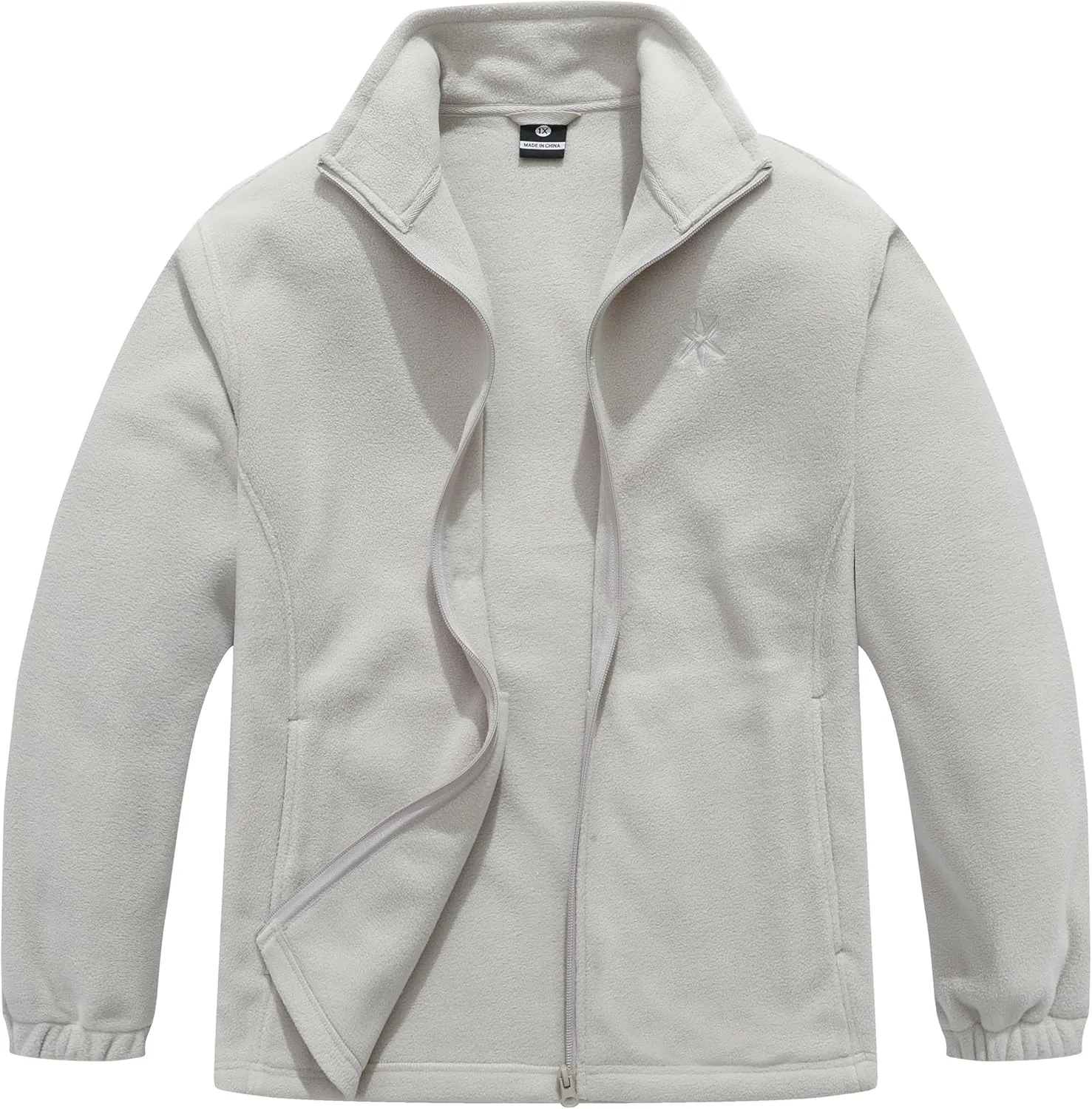 KAIDER Women's Plus Size Polar Fleece Jacket Lightweight Full Zip Soft Polar Classic Outdoor Recreation Jacket
