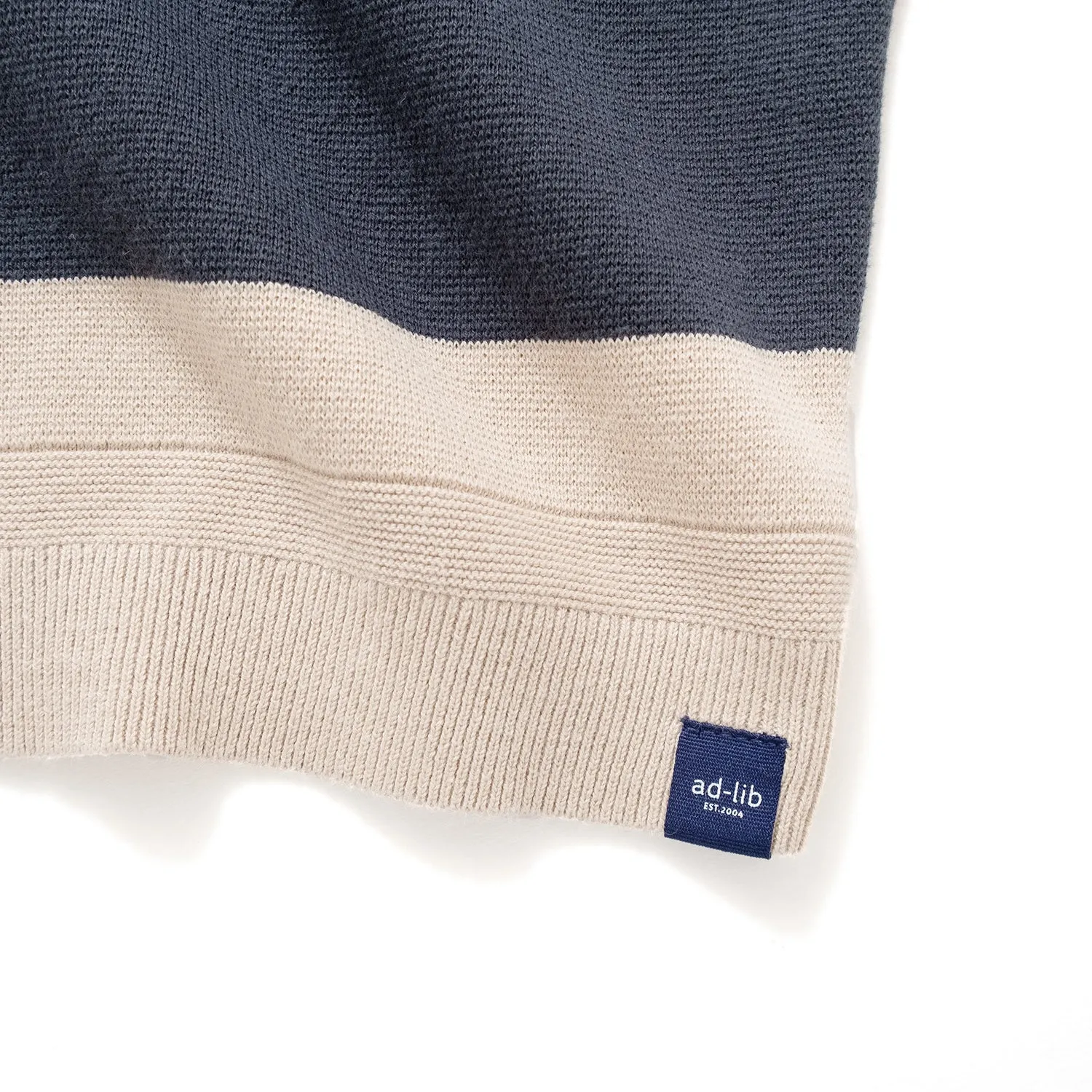 (KN055) Colorblock Knit Pullover