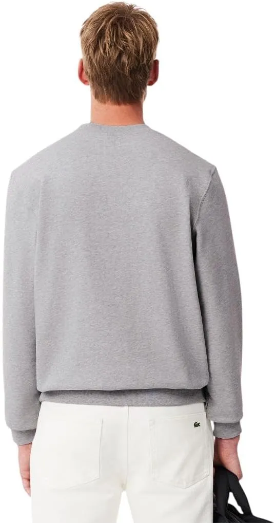 Lacoste Men's Crocodile Print Crew Neck Sweatshirt