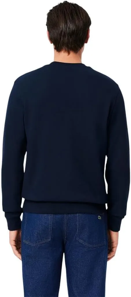 Lacoste Men's Crocodile Print Crew Neck Sweatshirt