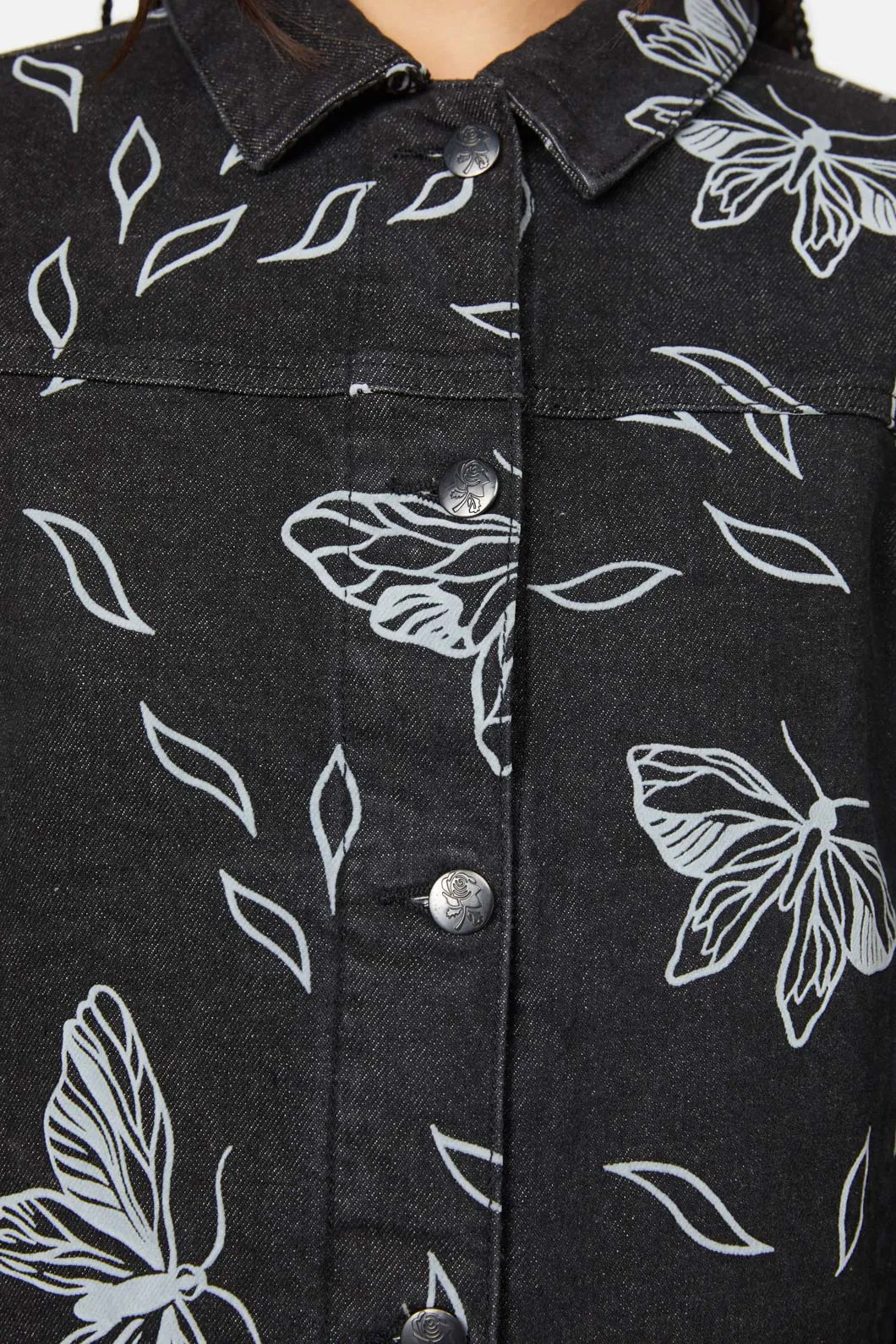 Larvae Flocked Jacket