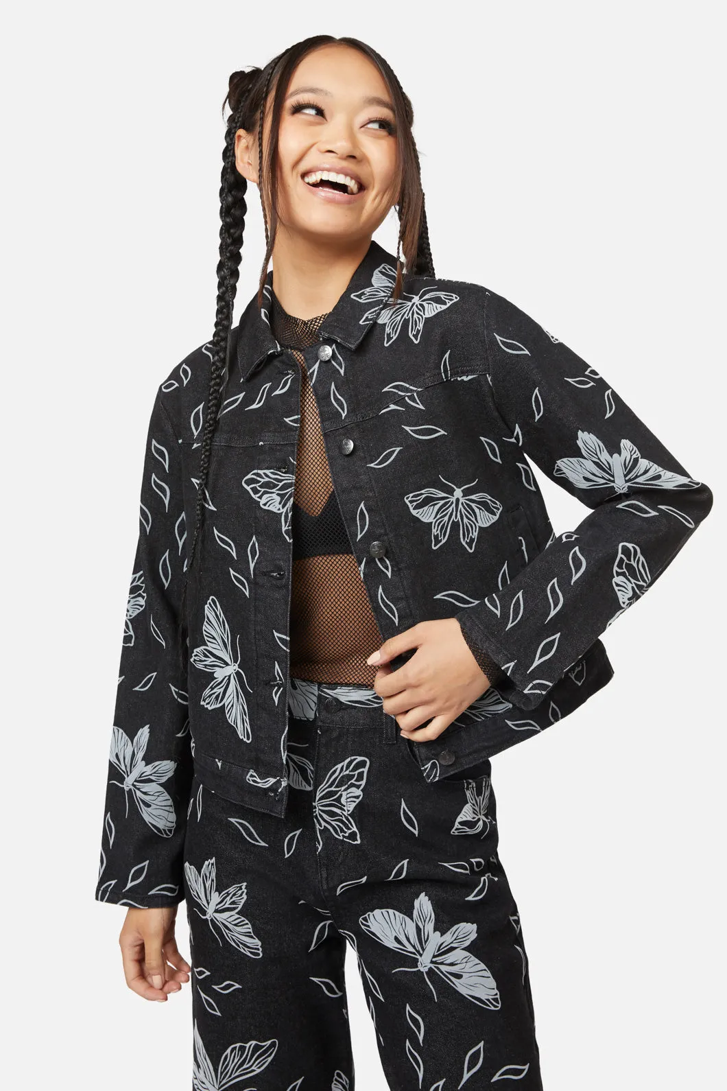 Larvae Flocked Jacket