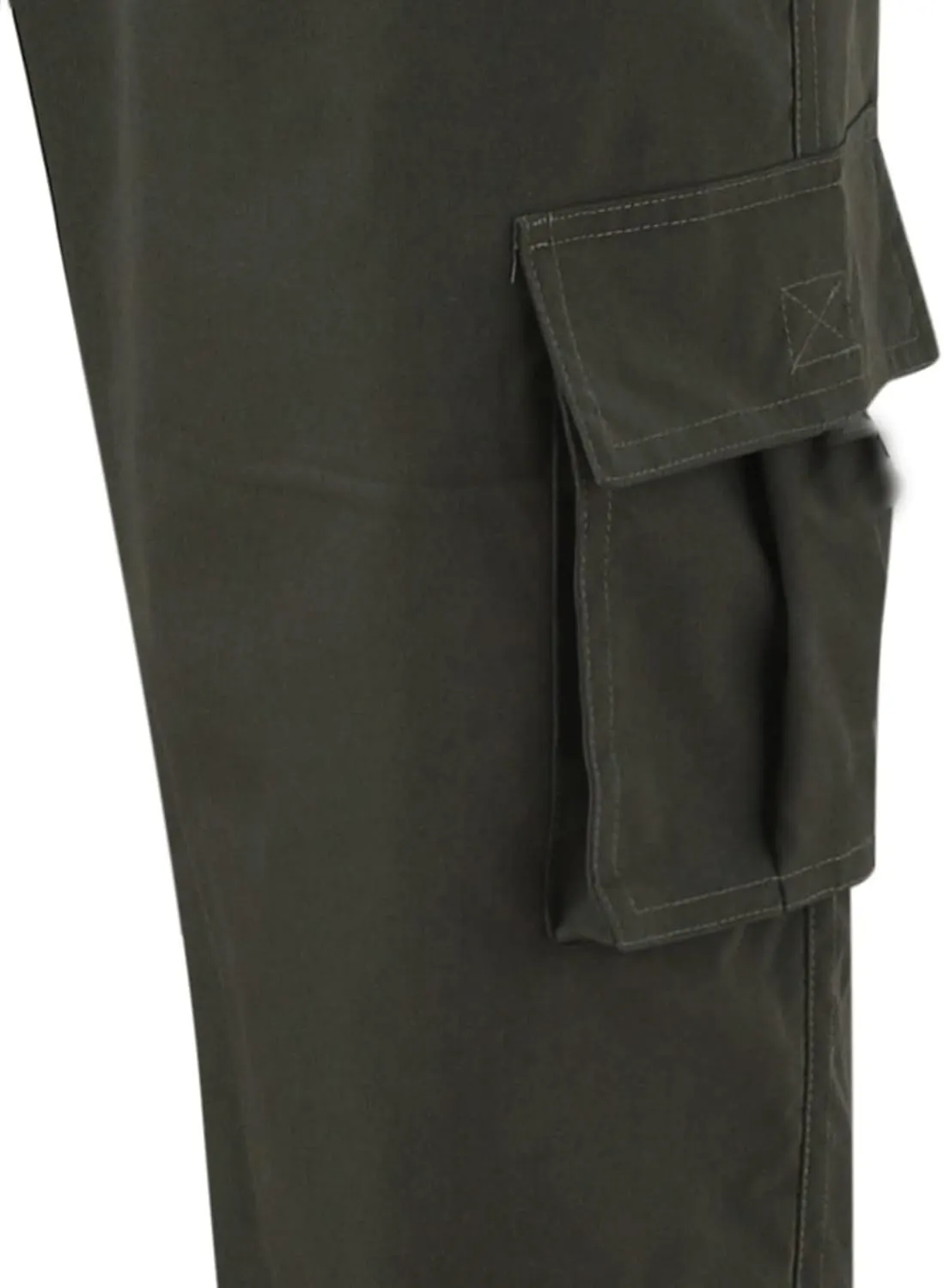 LCMTWX Black Cargo Pants Men Elastic Drawstring Cotton Pants Waist Waist Mid Casual Solid Men's Casual Black Sweatpants Men