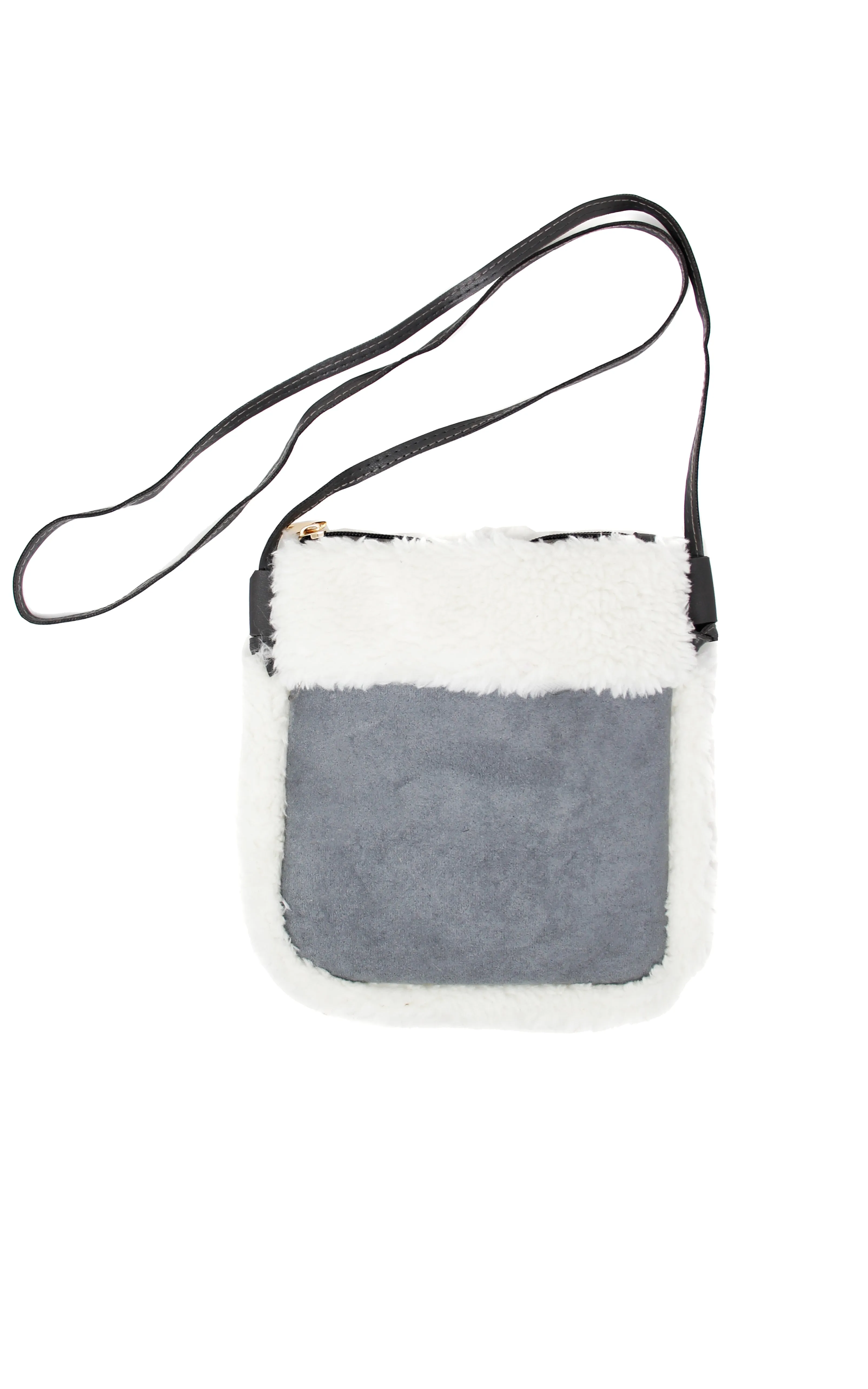 LOA250 Sherpa Fleece Crossbody Bag