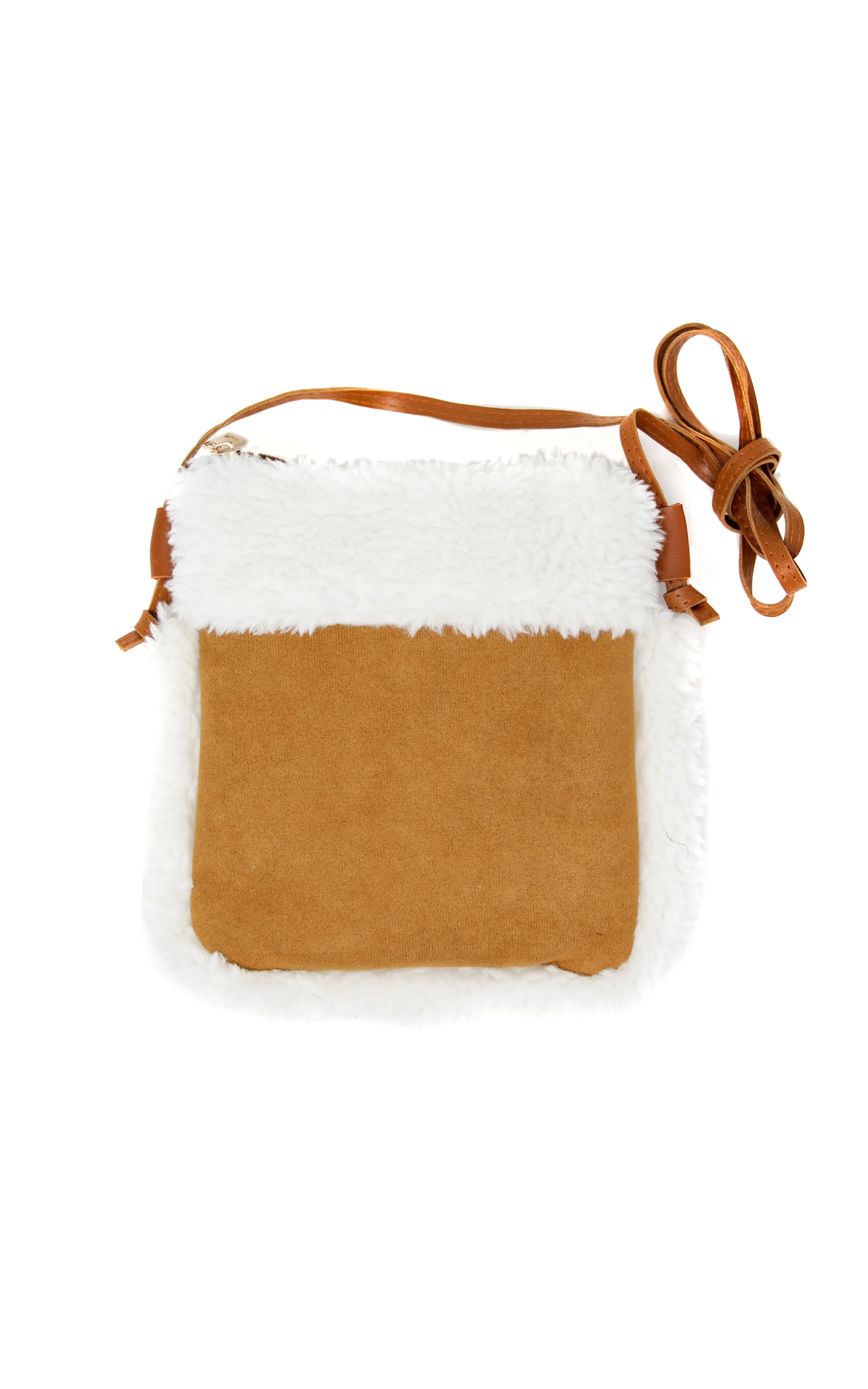 LOA250 Sherpa Fleece Crossbody Bag
