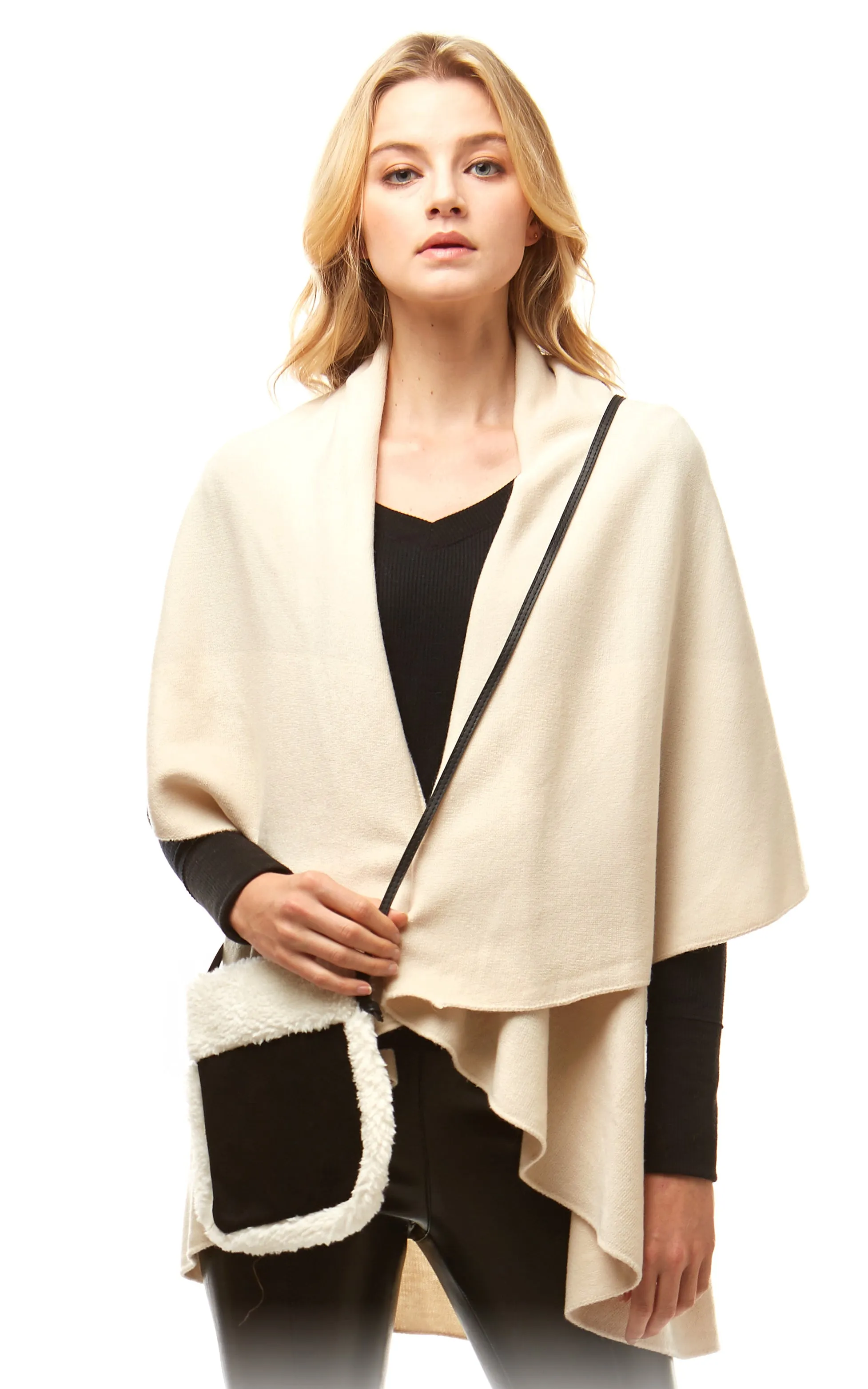 LOA250 Sherpa Fleece Crossbody Bag