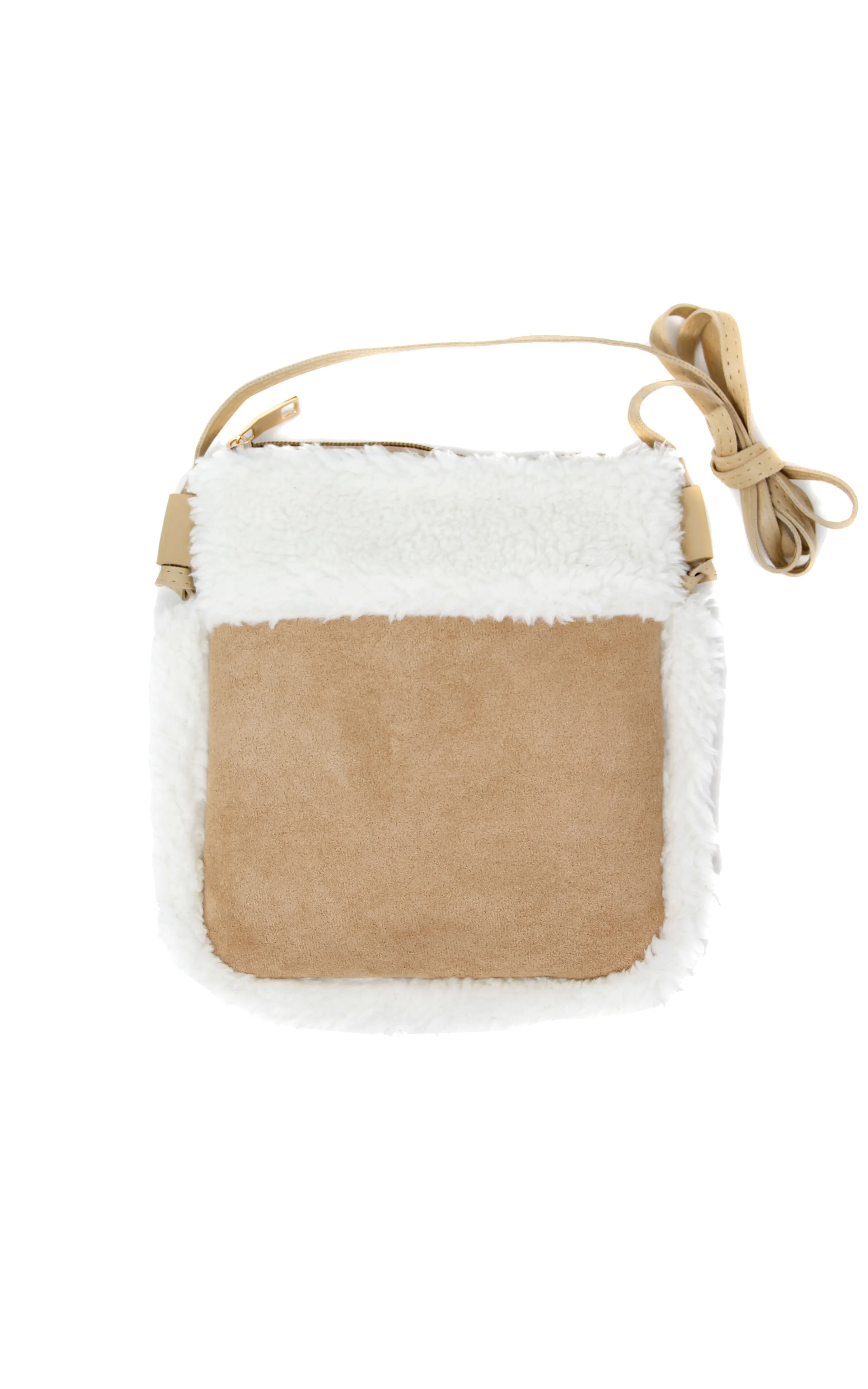 LOA250 Sherpa Fleece Crossbody Bag
