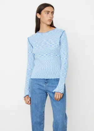 Lydia Space Dye Knit Top